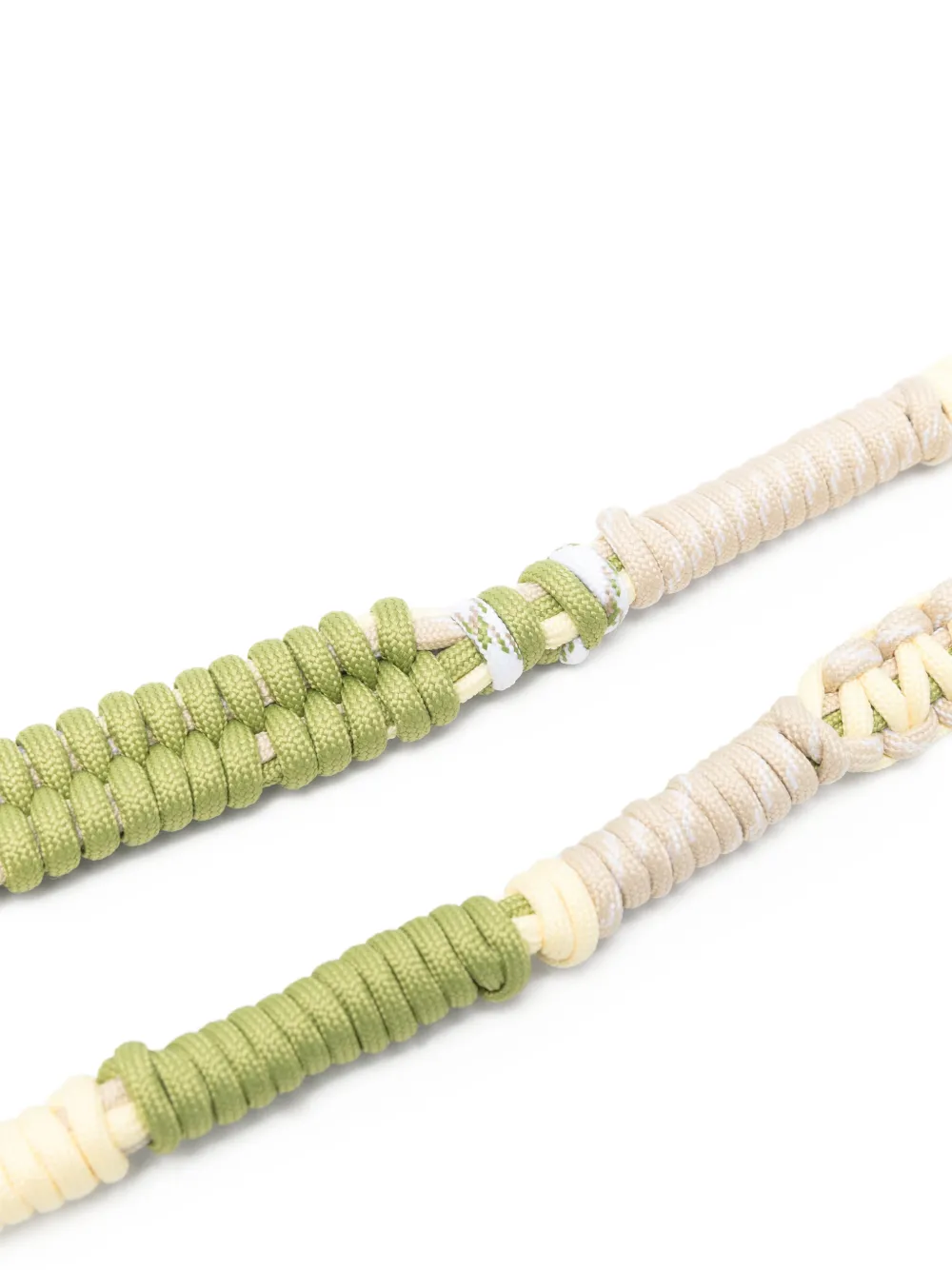 Braided Coloured Cord Strap Pale Yellow - Image 3
