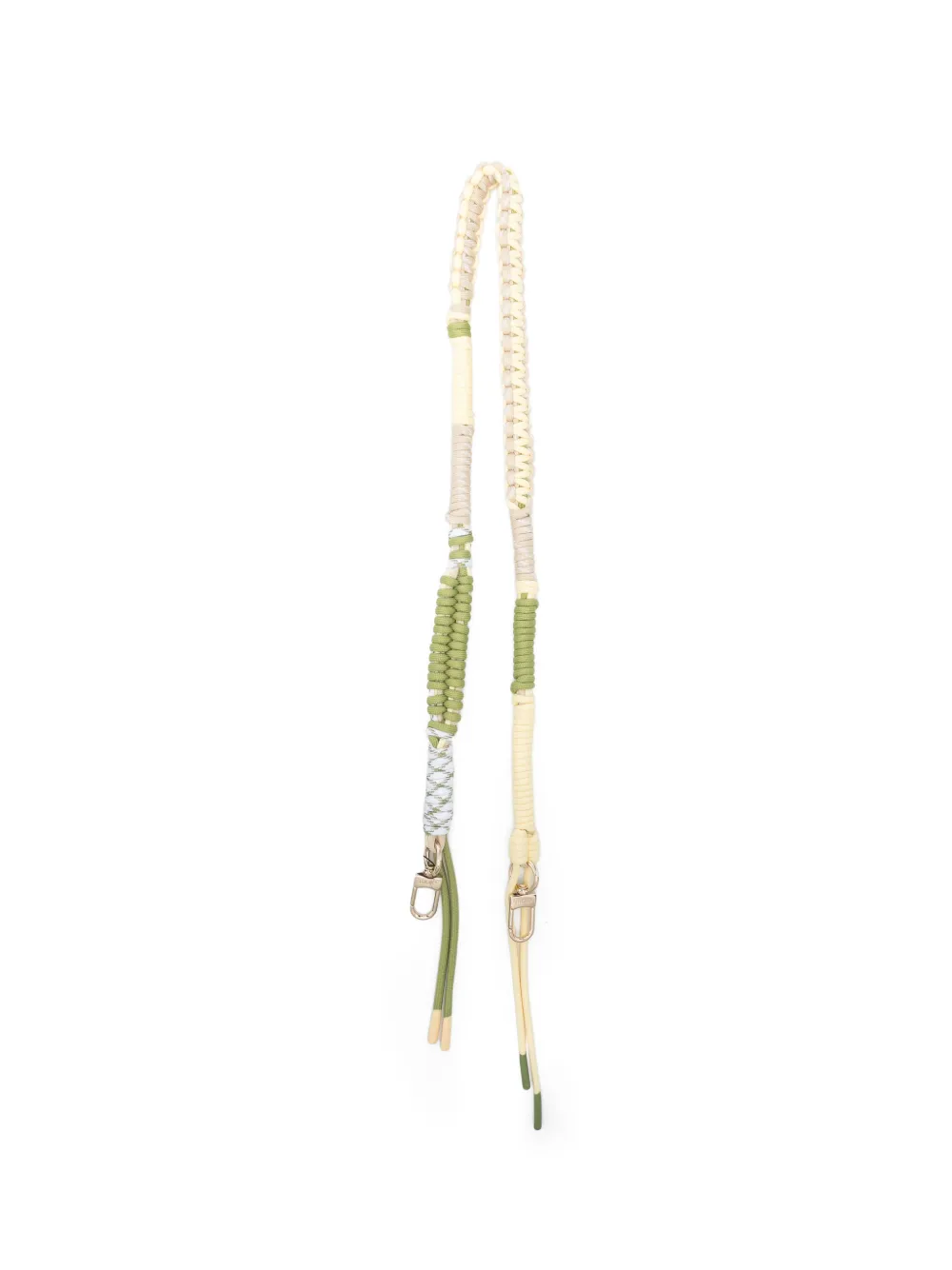 Braided Coloured Cord Strap Pale Yellow - Image 4