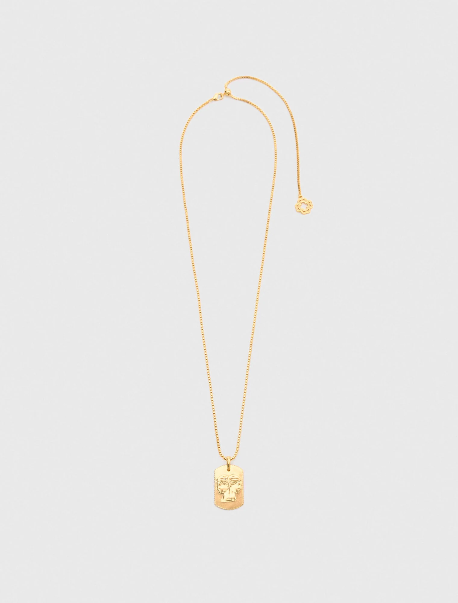 Gemini Zodiac sign plaque necklace Gemini - Image 6