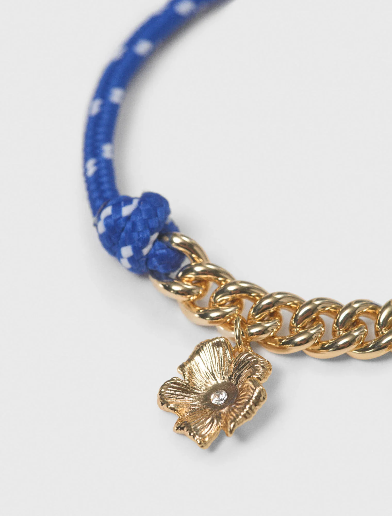 Marine Cord Chain Bracelet Gold - Image 3