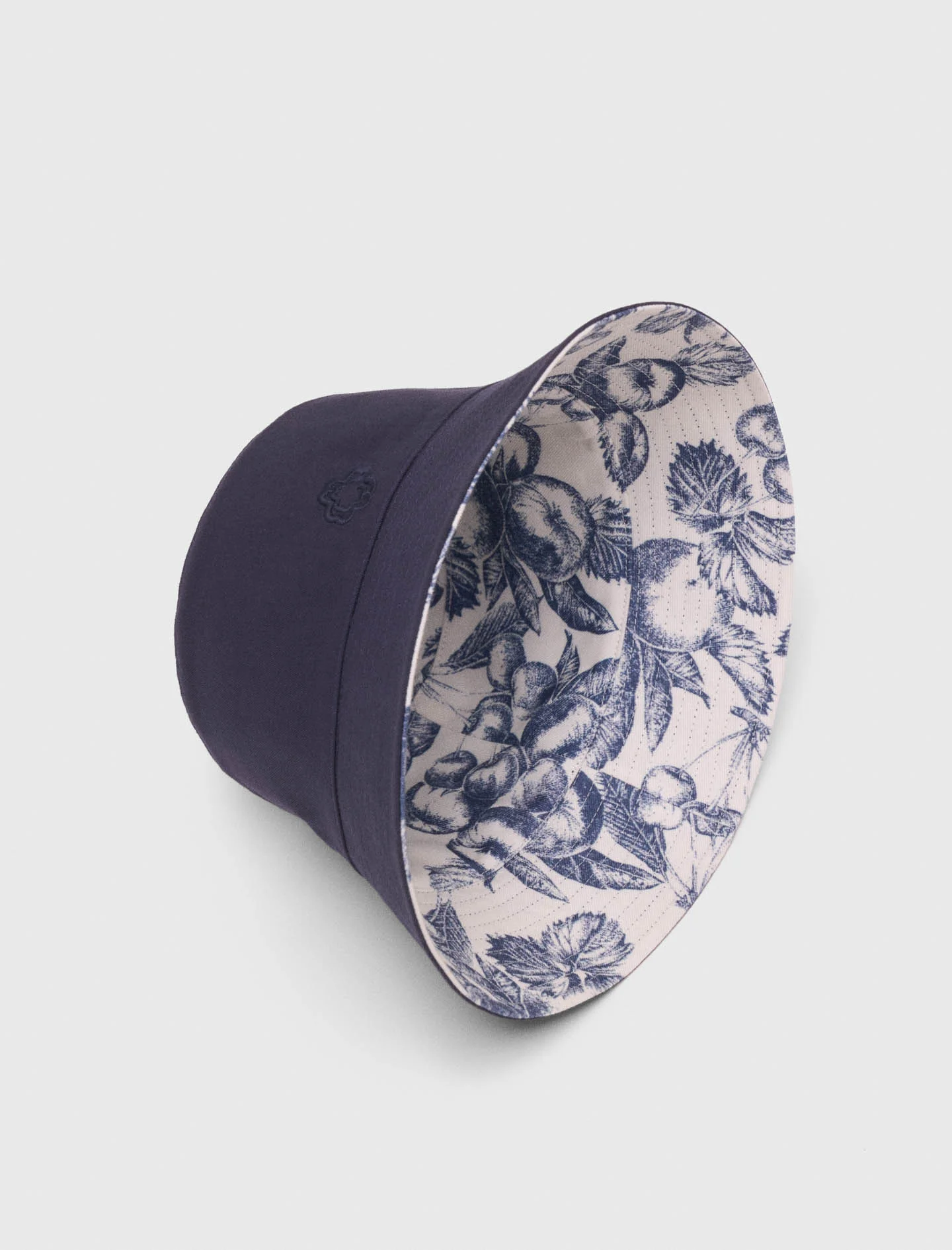 Reversible fruit print bucket hat Navy - Image 5