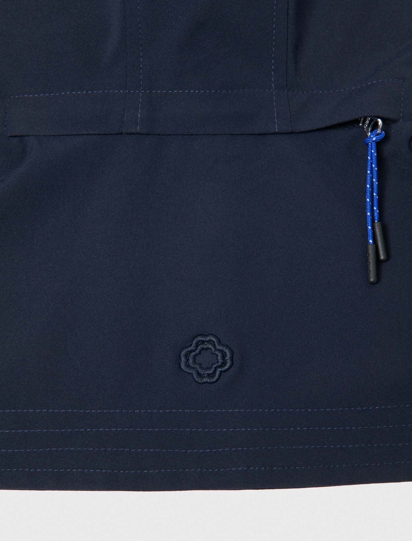 Waterproof Drawstring Hood Navy - Image 5