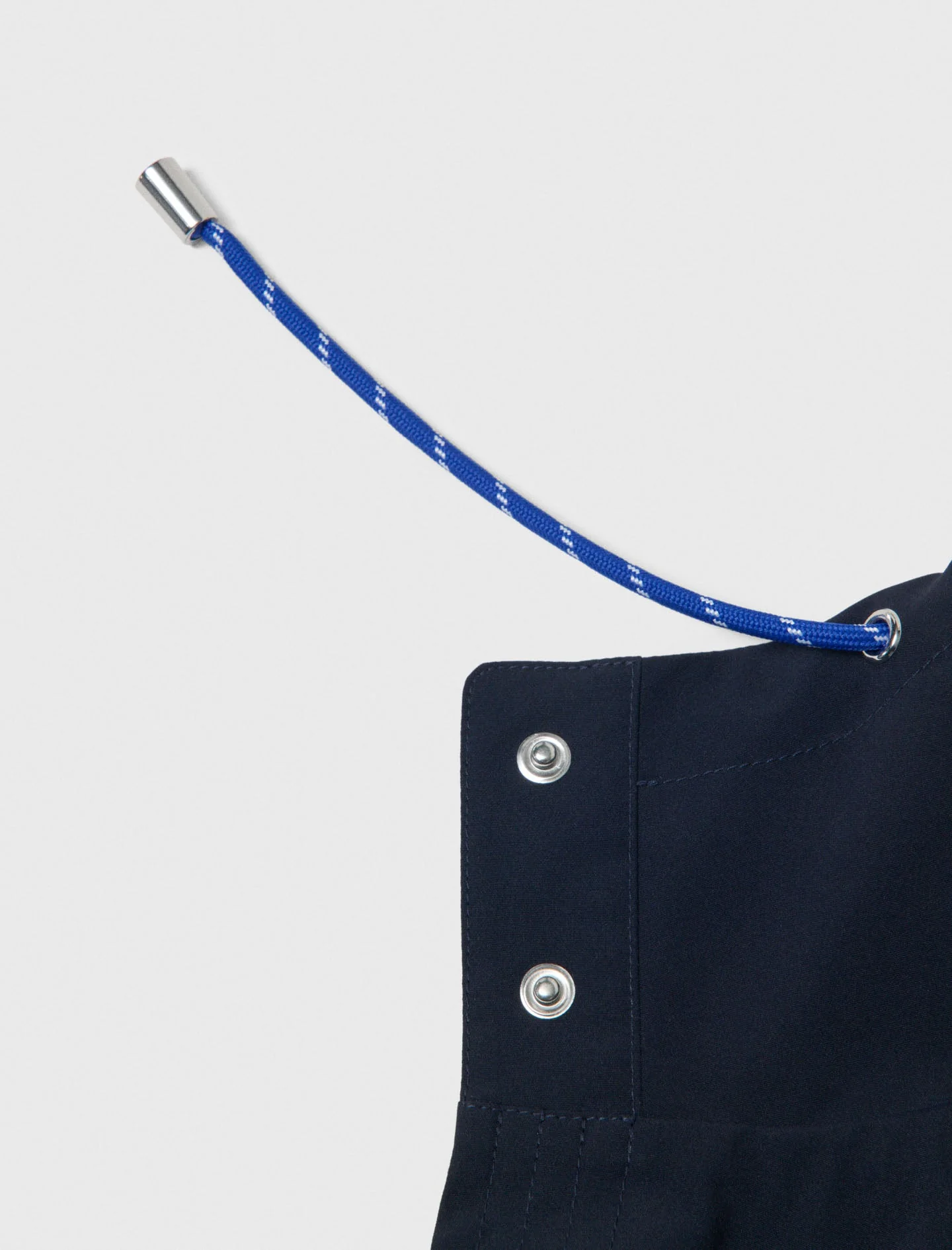 Waterproof Drawstring Hood Navy - Image 6