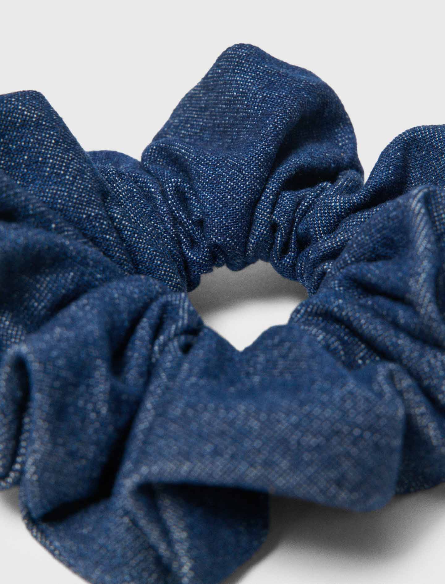 Denim Scrunchie Navy - Image 4