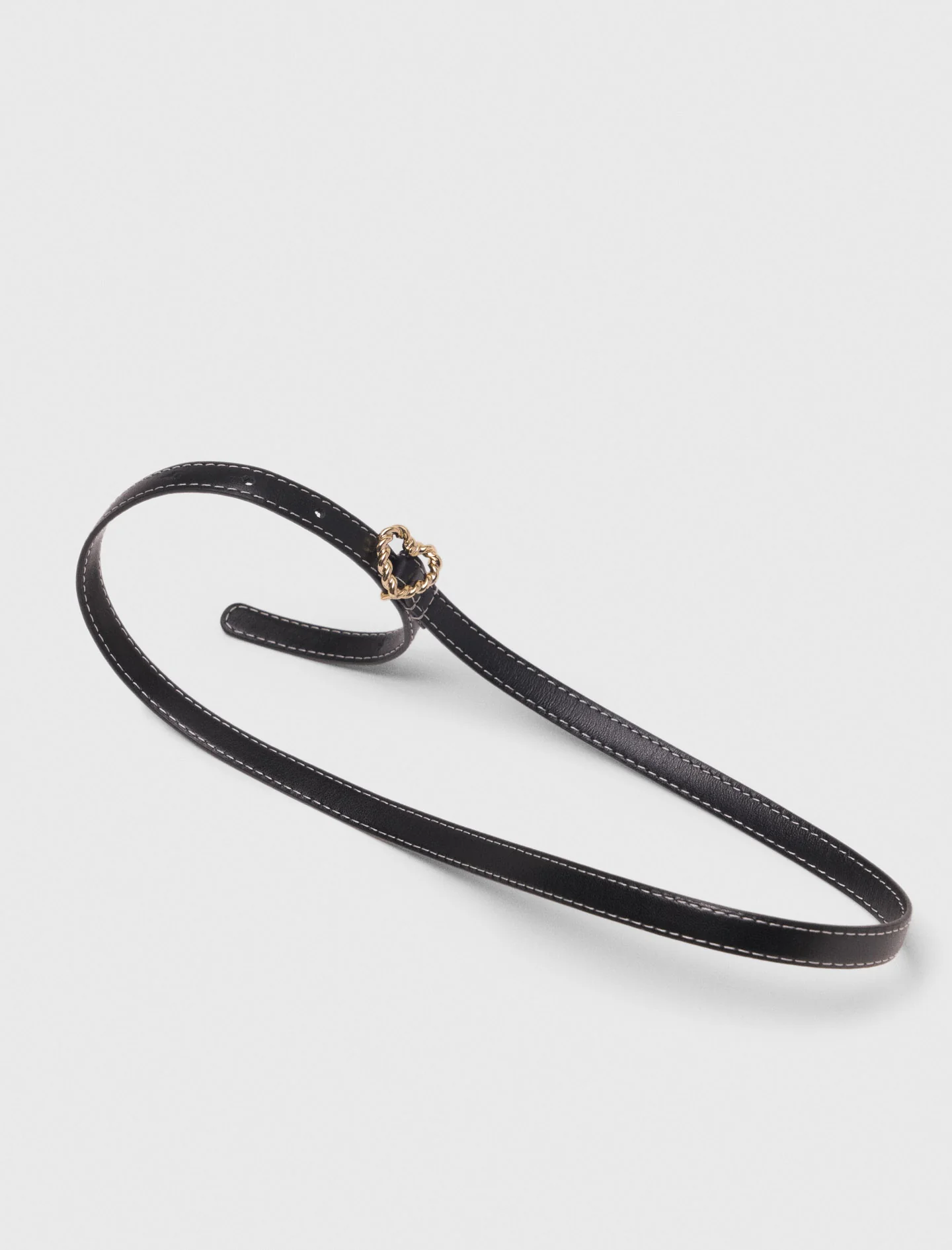 Slim heart belt Black - Image 3