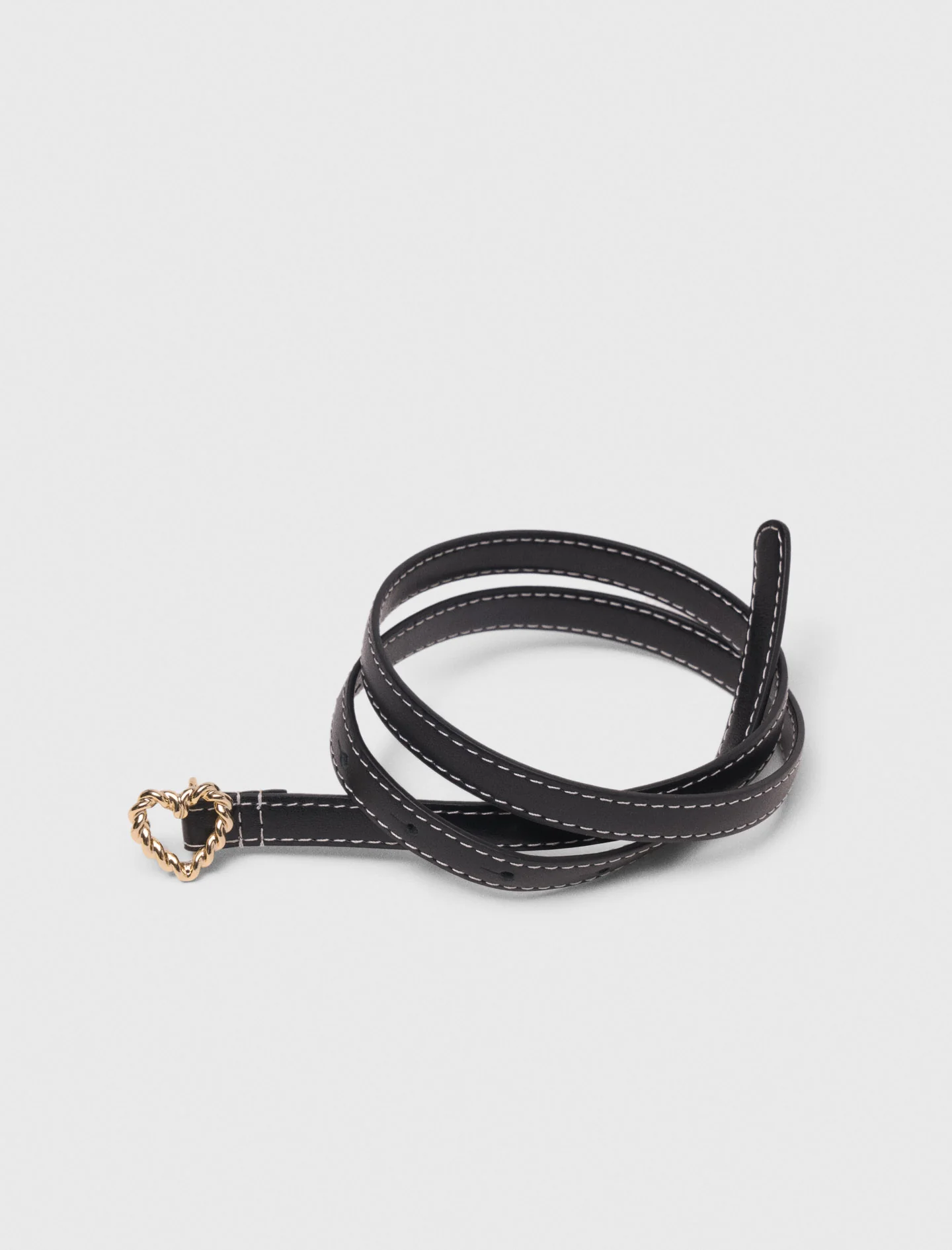 Slim heart belt Black - Image 6