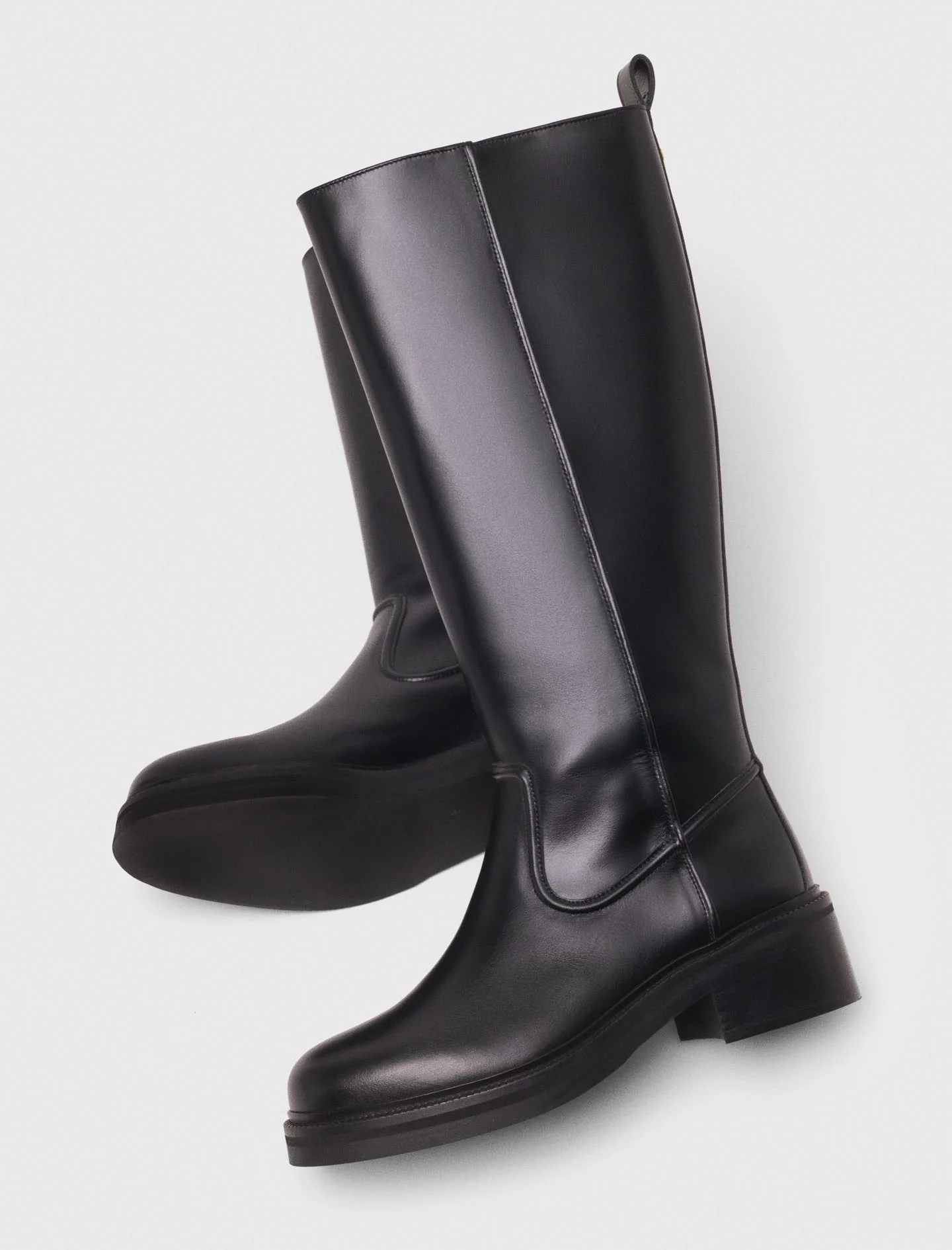 Leather boots Black - Image 4