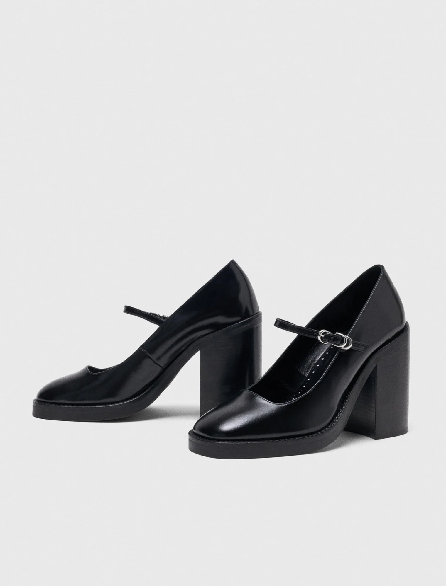 Leather Mary Janes Black - Image 3