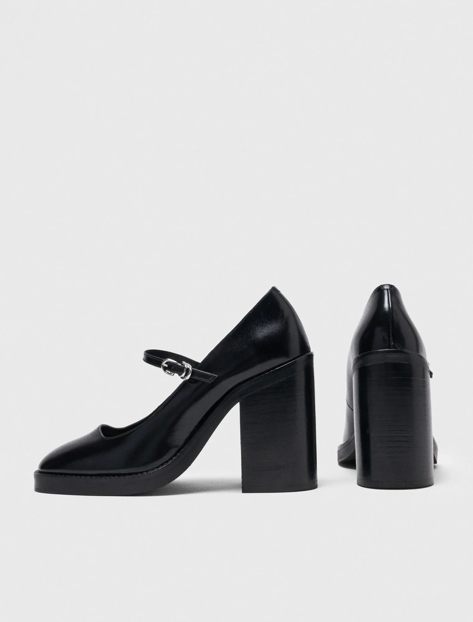 Leather Mary Janes Black - Image 4