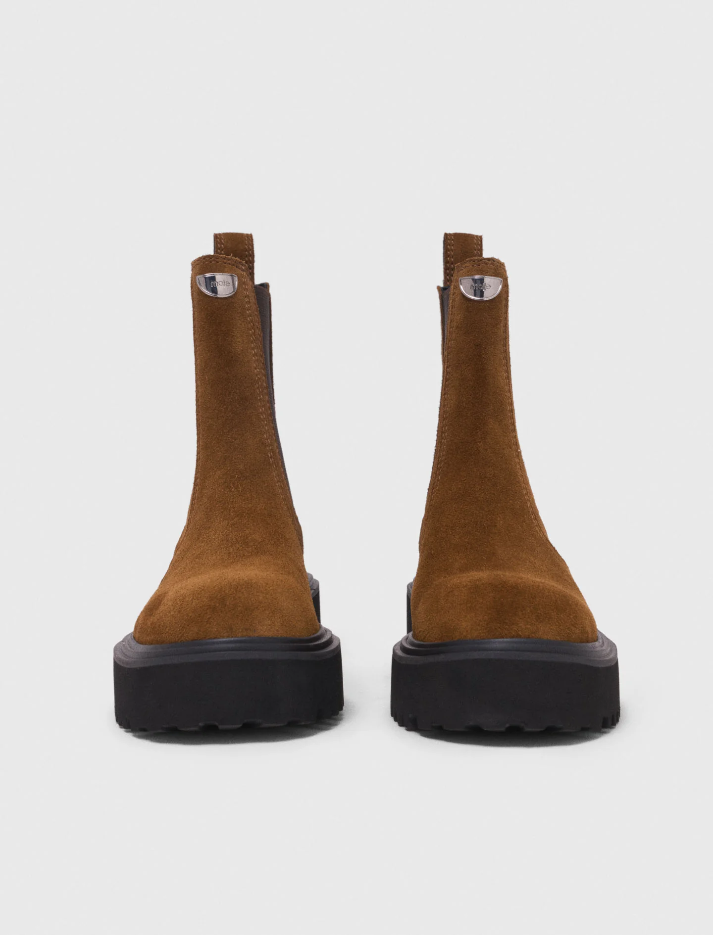 Suede Chelsea Boots Tabacco - Image 5
