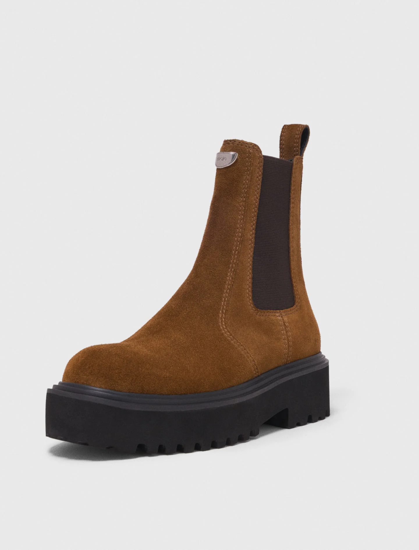 Suede Chelsea Boots Tabacco - Image 6