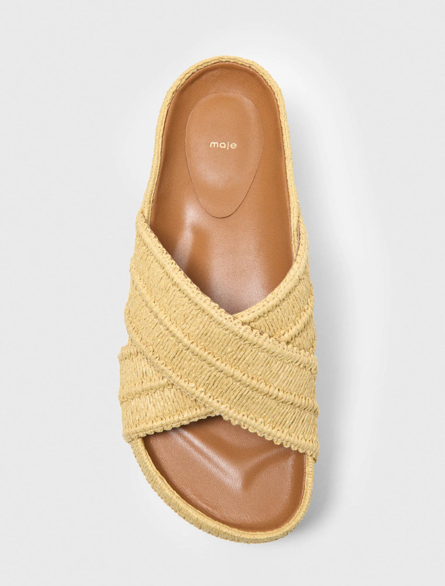 Platform Sandals Beige - Image 7
