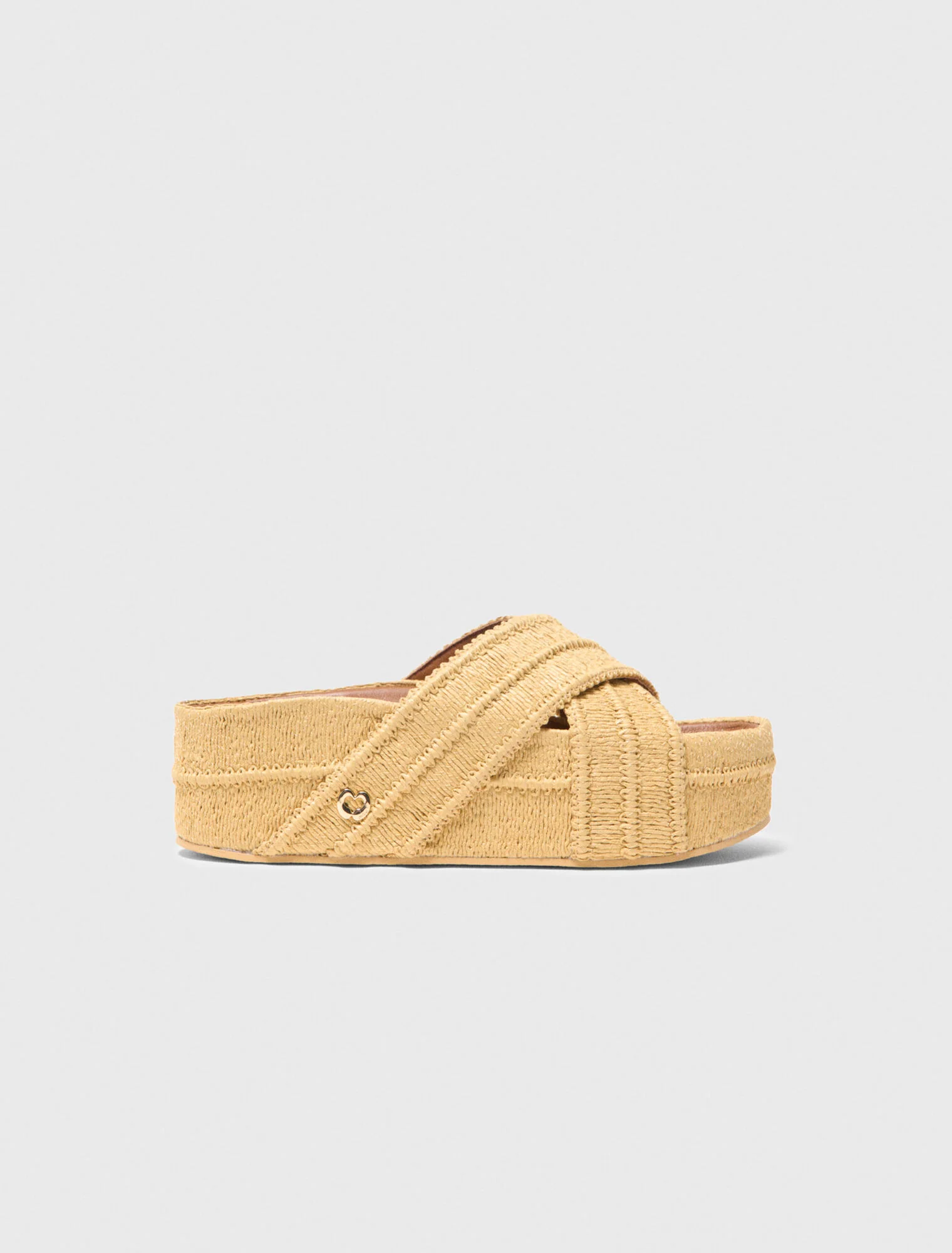 Platform Sandals Beige - Image 8