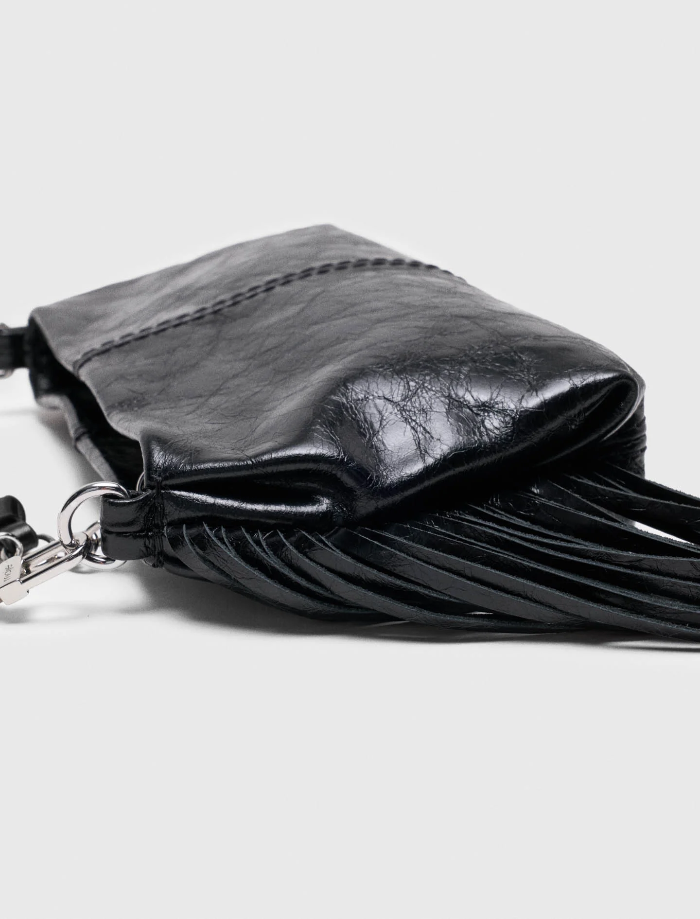 Patent leather Miss M clutch bag Black - Image 3