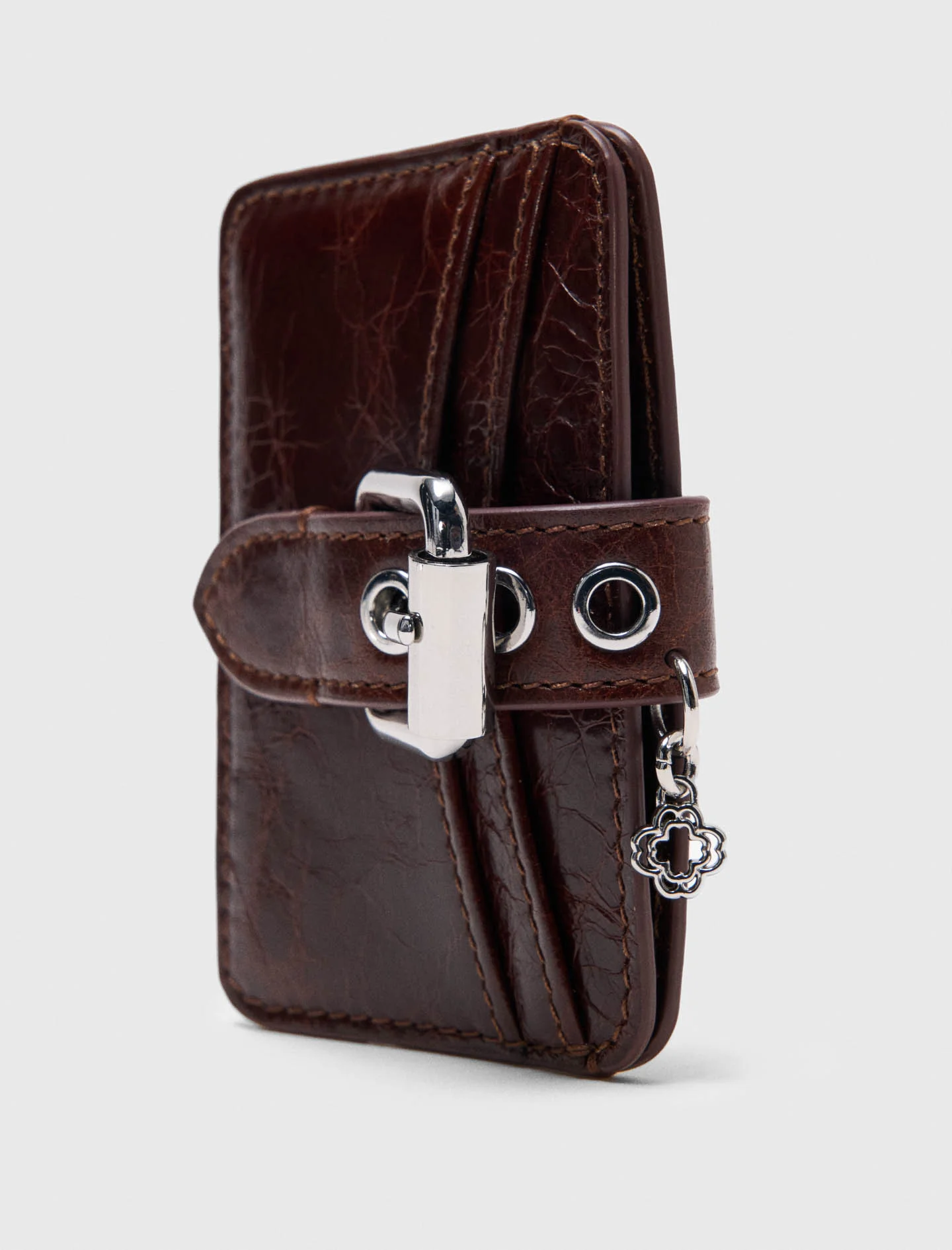 Miss M cardholder Dark Brown - Image 4