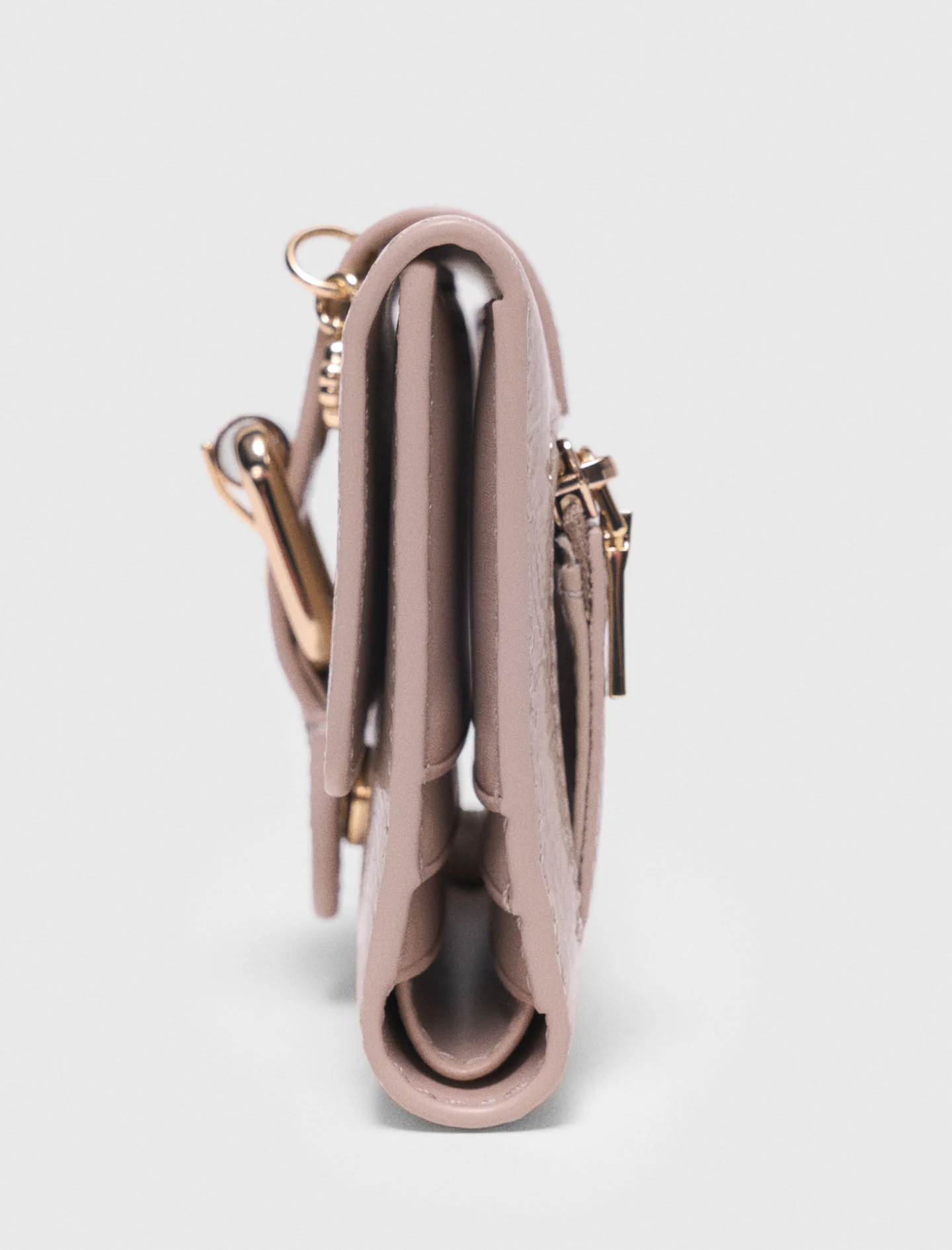 Miss M Naplak Leather Wallet Mastic Beige - Image 3