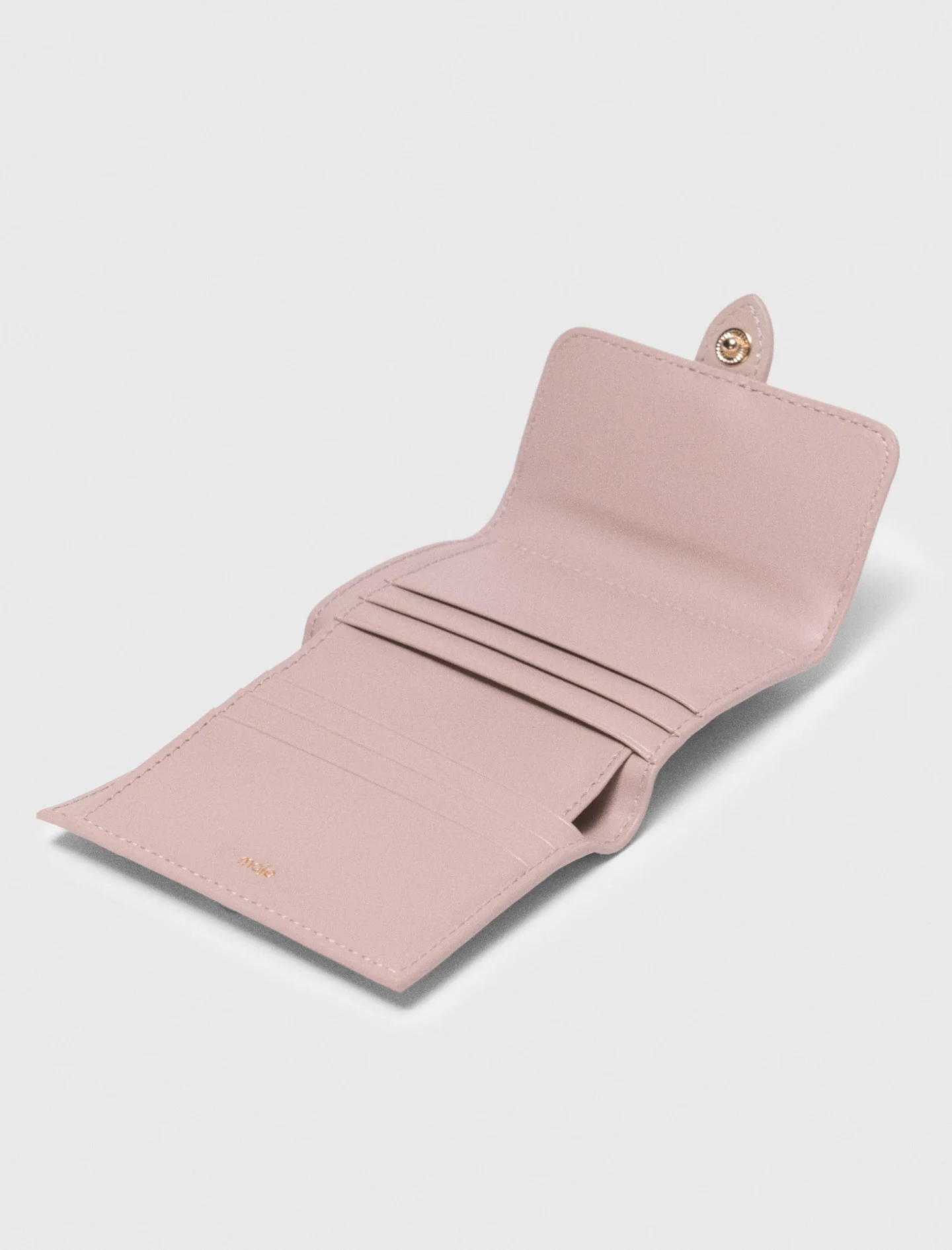 Miss M Naplak Leather Wallet Mastic Beige - Image 5