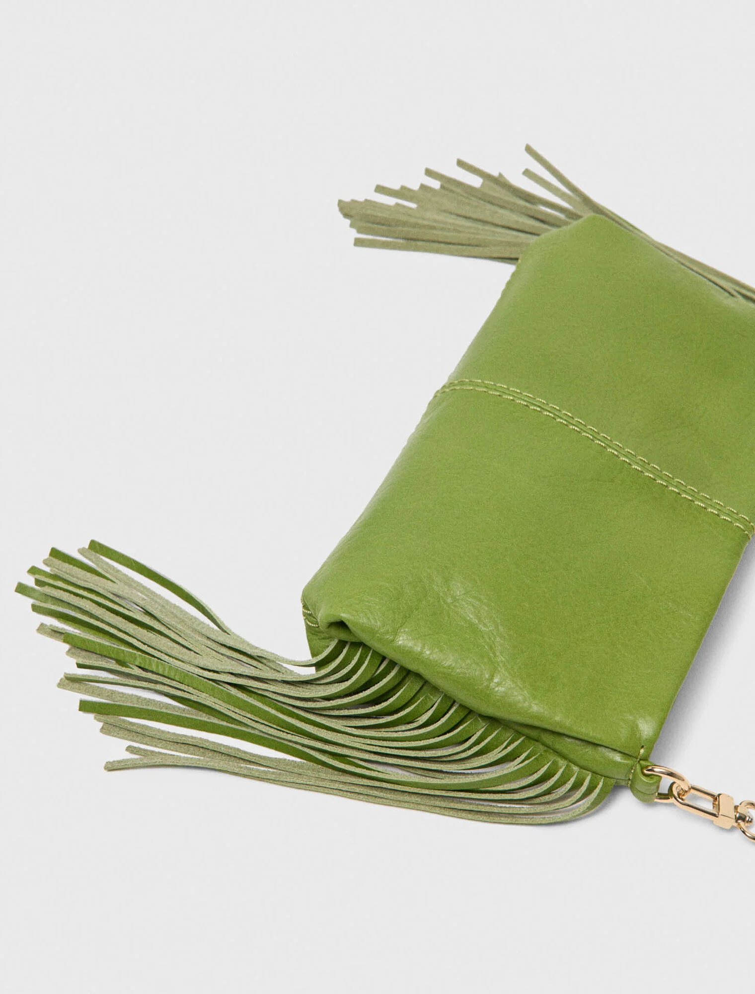 Miss M Leather Pouch Green - Image 4