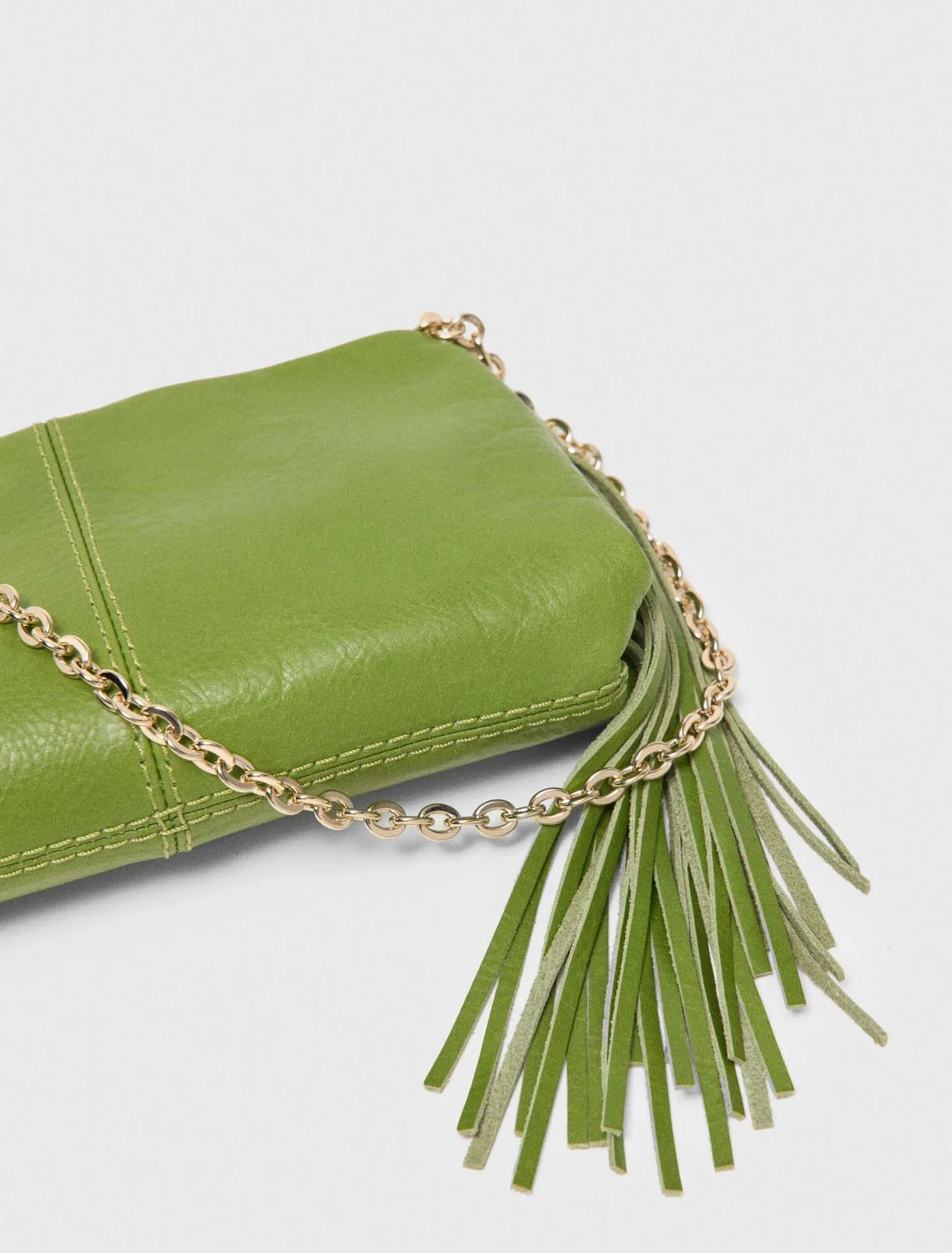 Miss M Leather Pouch Green - Image 5