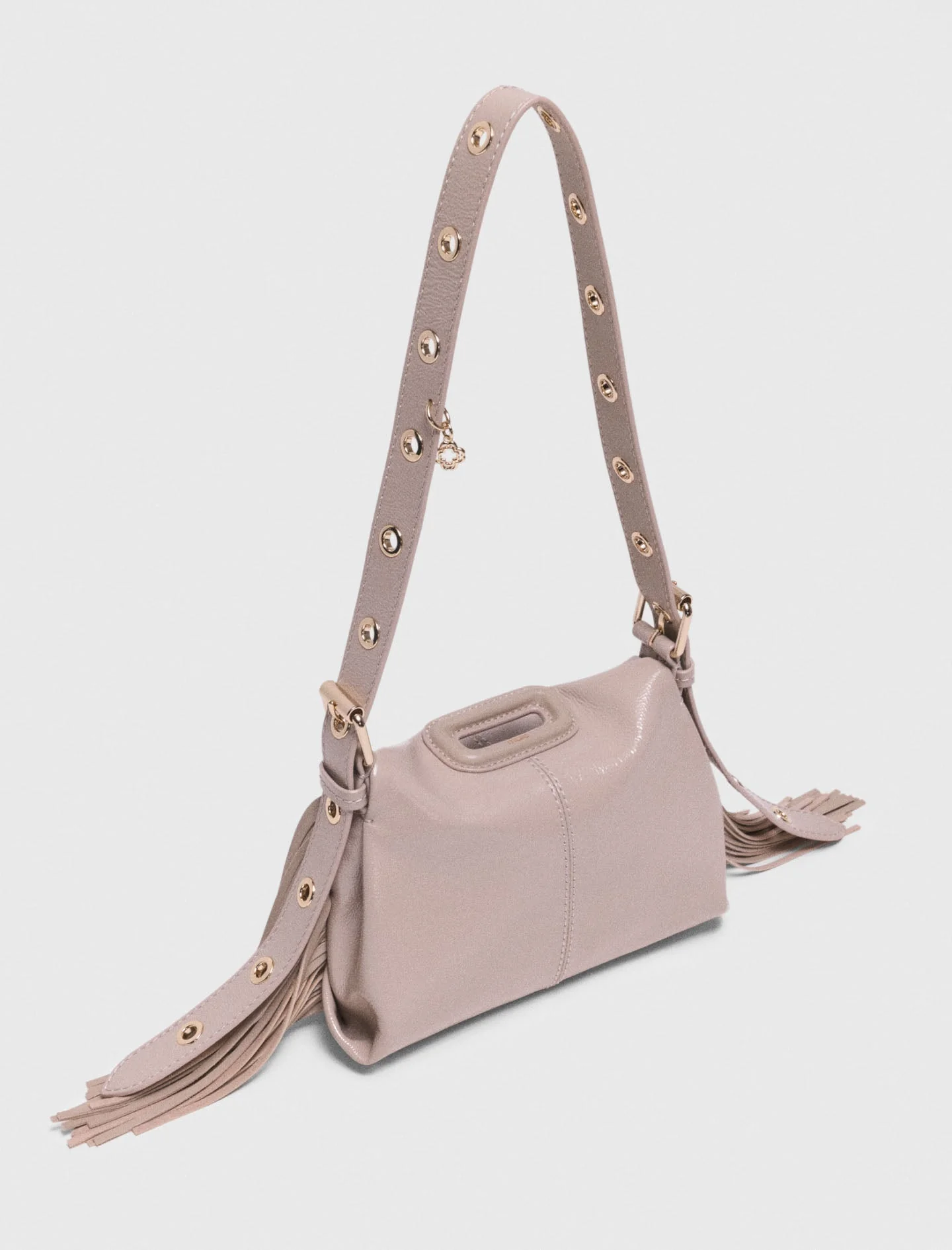 Naplak Leather Miss M Mini Bag Mastic Beige - Image 6