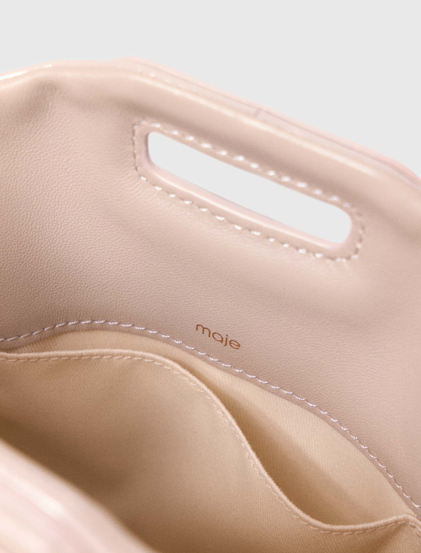 Naplak Leather Miss M Mini Bag Mastic Beige - Image 9