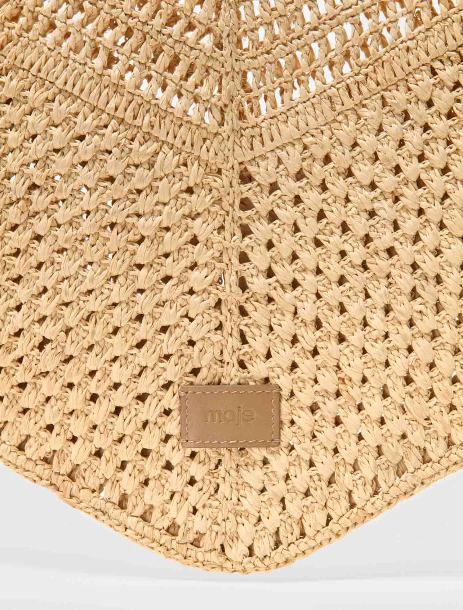Natural Raffia Bag Beige - Image 3