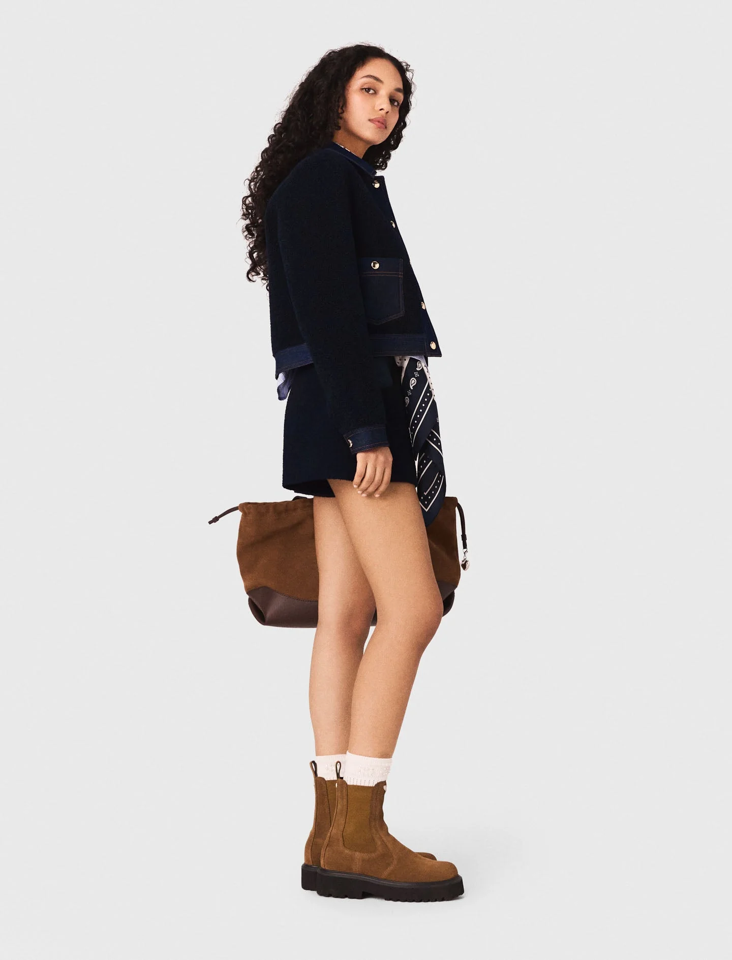 Denim-detail jacket - Image 4