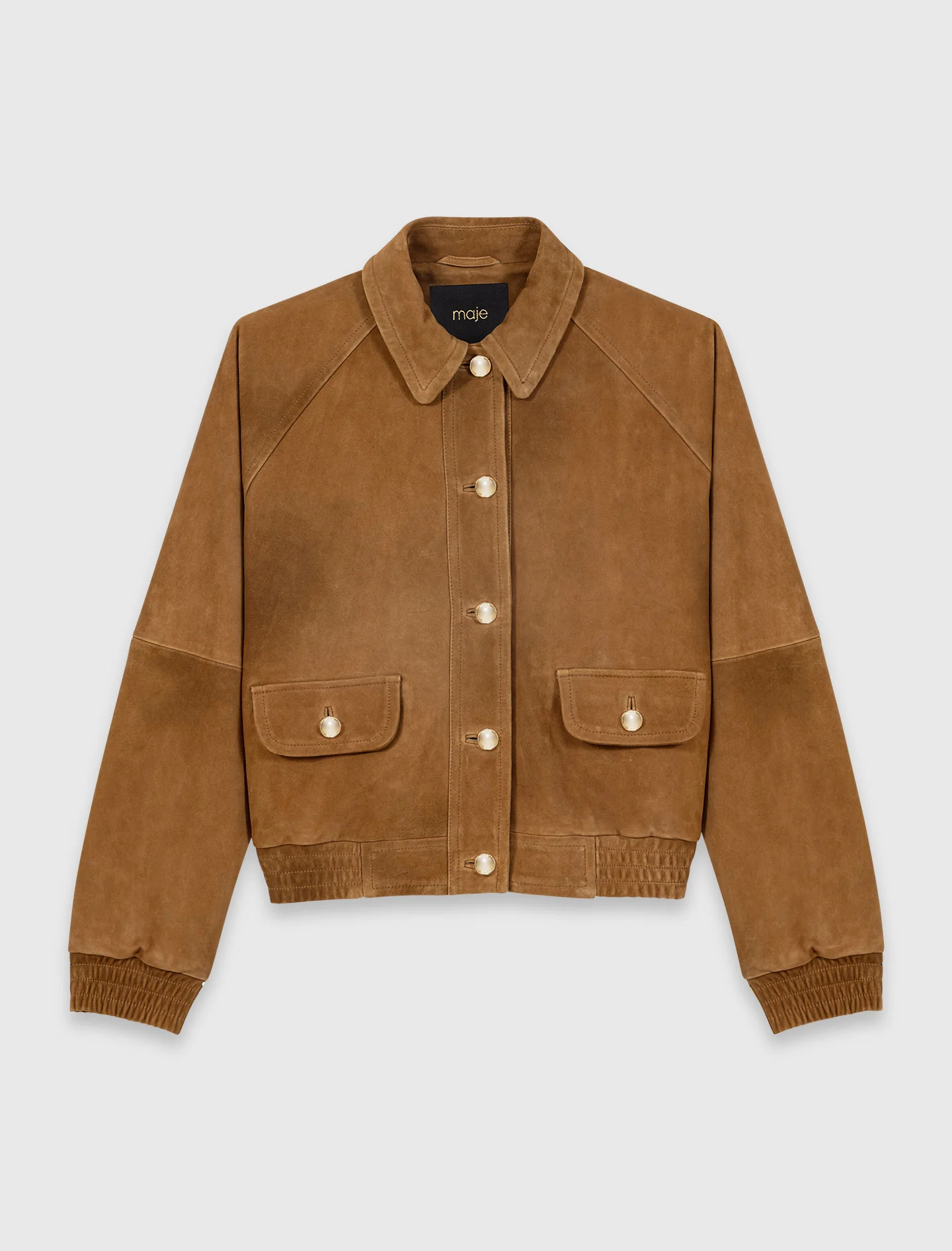 Suede Jacket Camel - Image 6