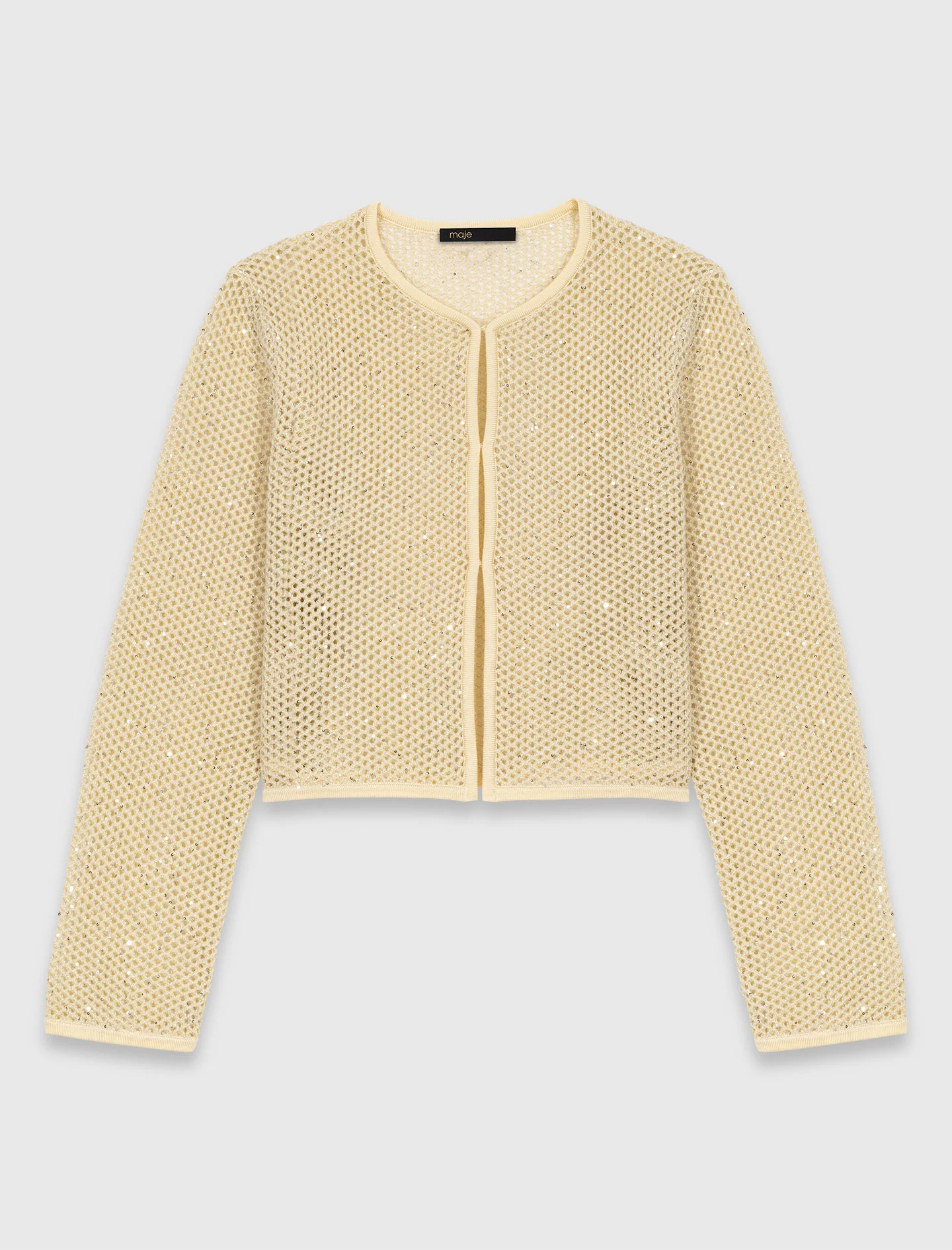 Rhinestone knit cardigan - Image 7