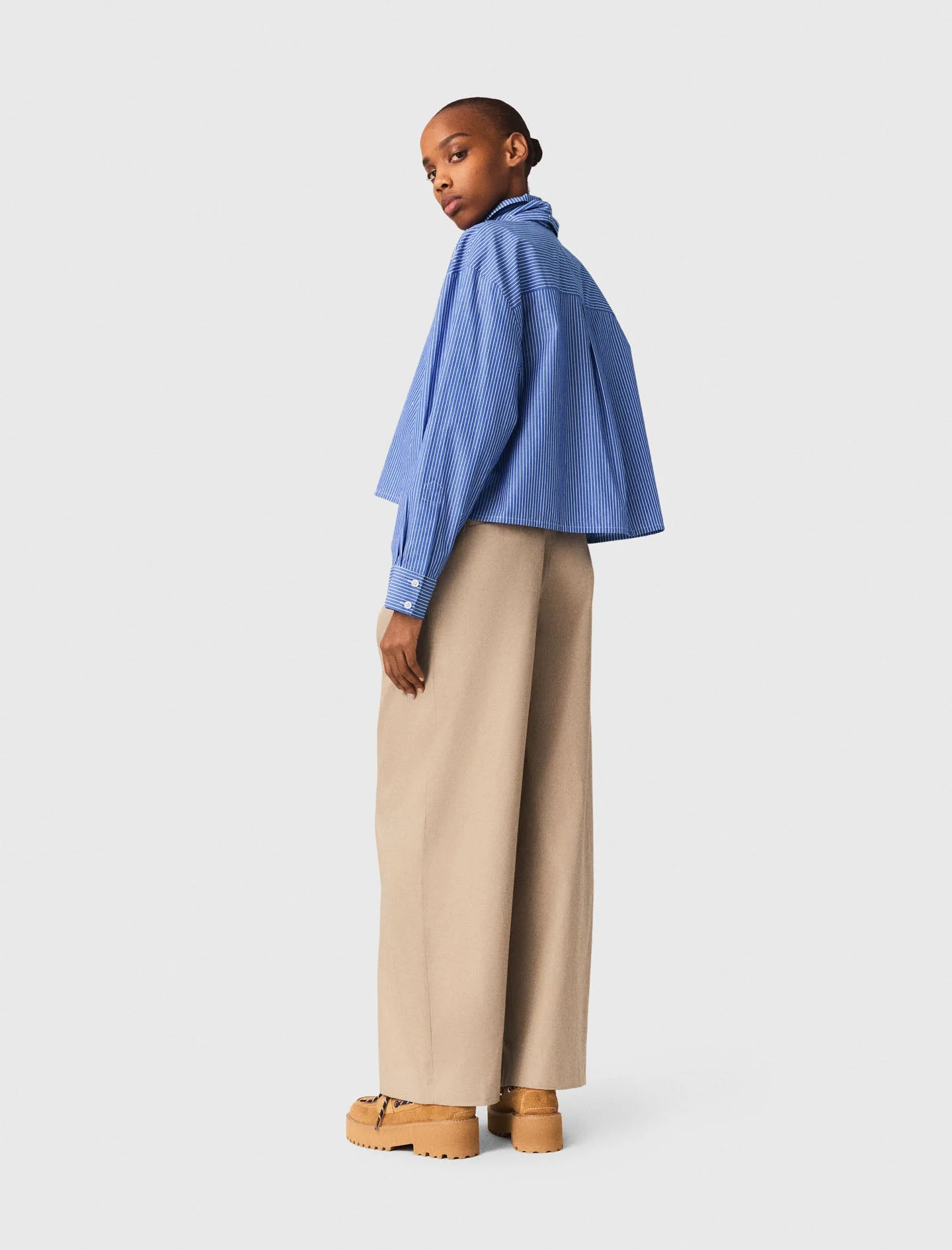 Shirt With Removable Handkerchief Blue - Image 3