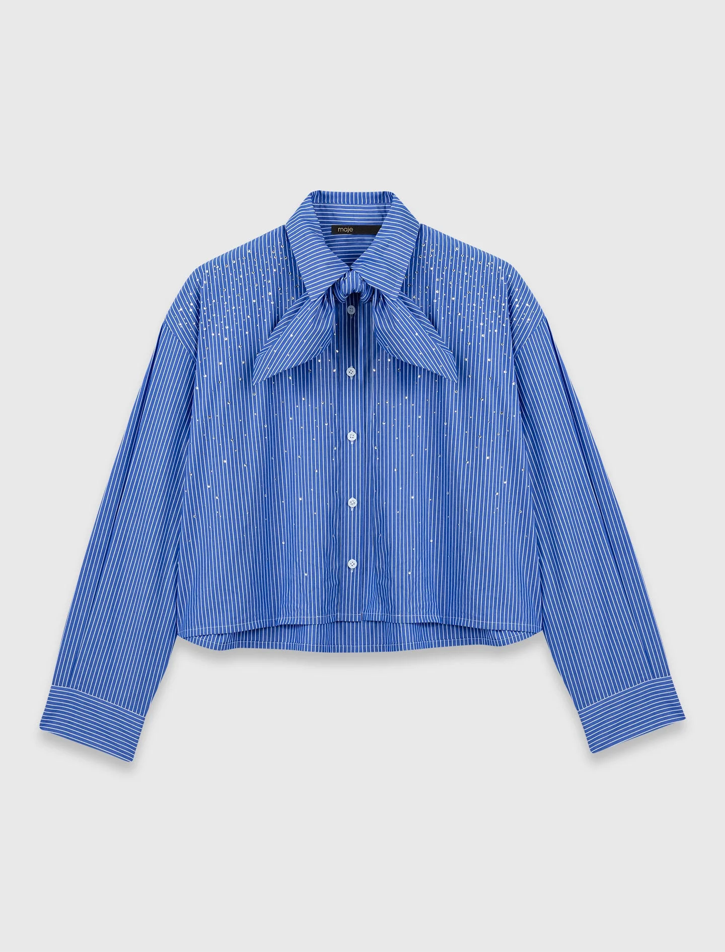 Shirt With Removable Handkerchief Blue - Image 7