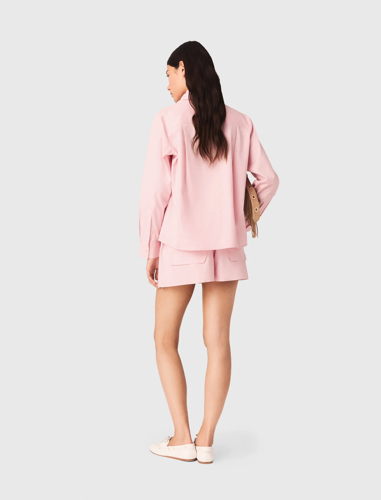 Shirt With Removable Pocket Square Pink - Image 3