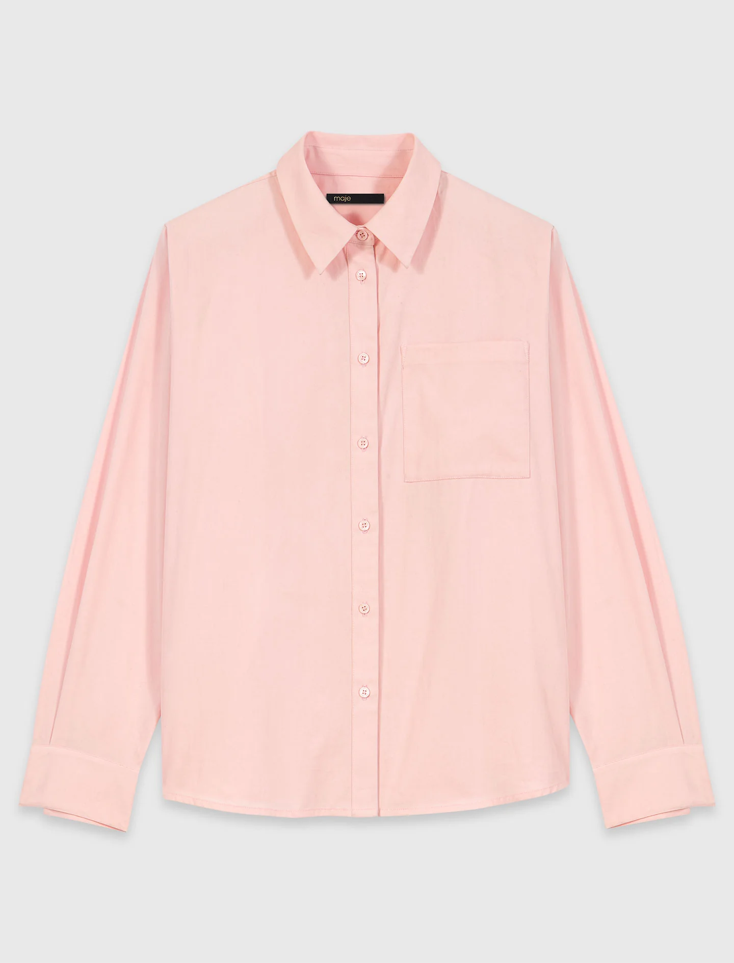 Shirt With Removable Pocket Square Pink - Image 8