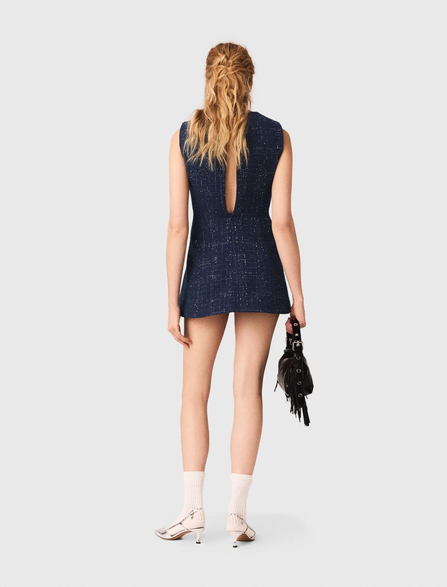 Playsuit Dress Navy - Image 3