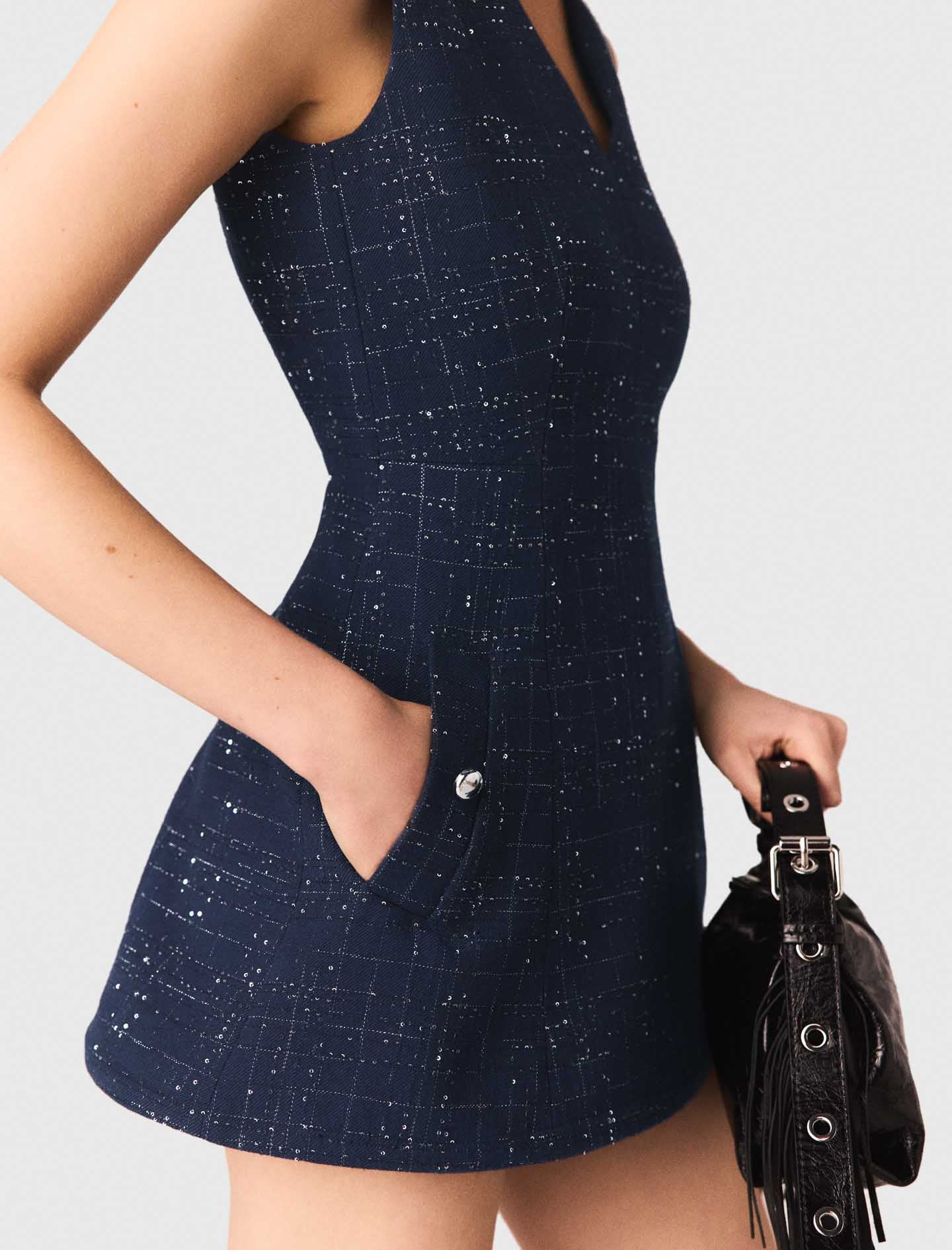 Playsuit Dress Navy - Image 7