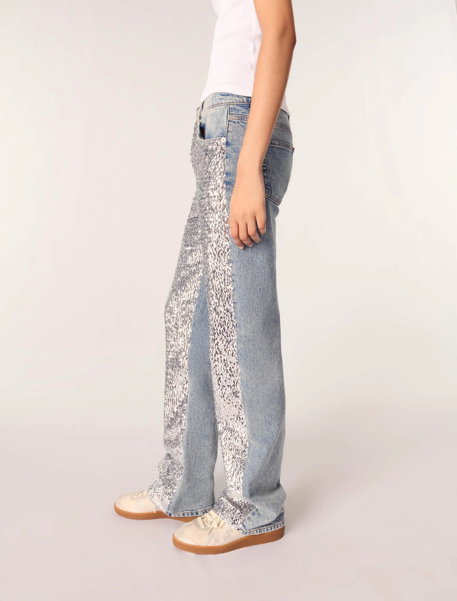Sequinned jeans Blue Sky - Image 6