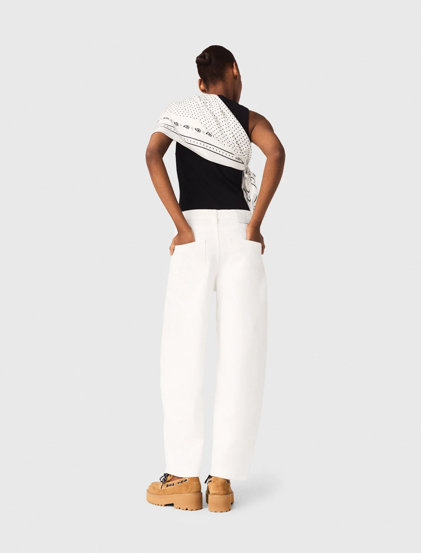 Balloon Jeans White - Image 3