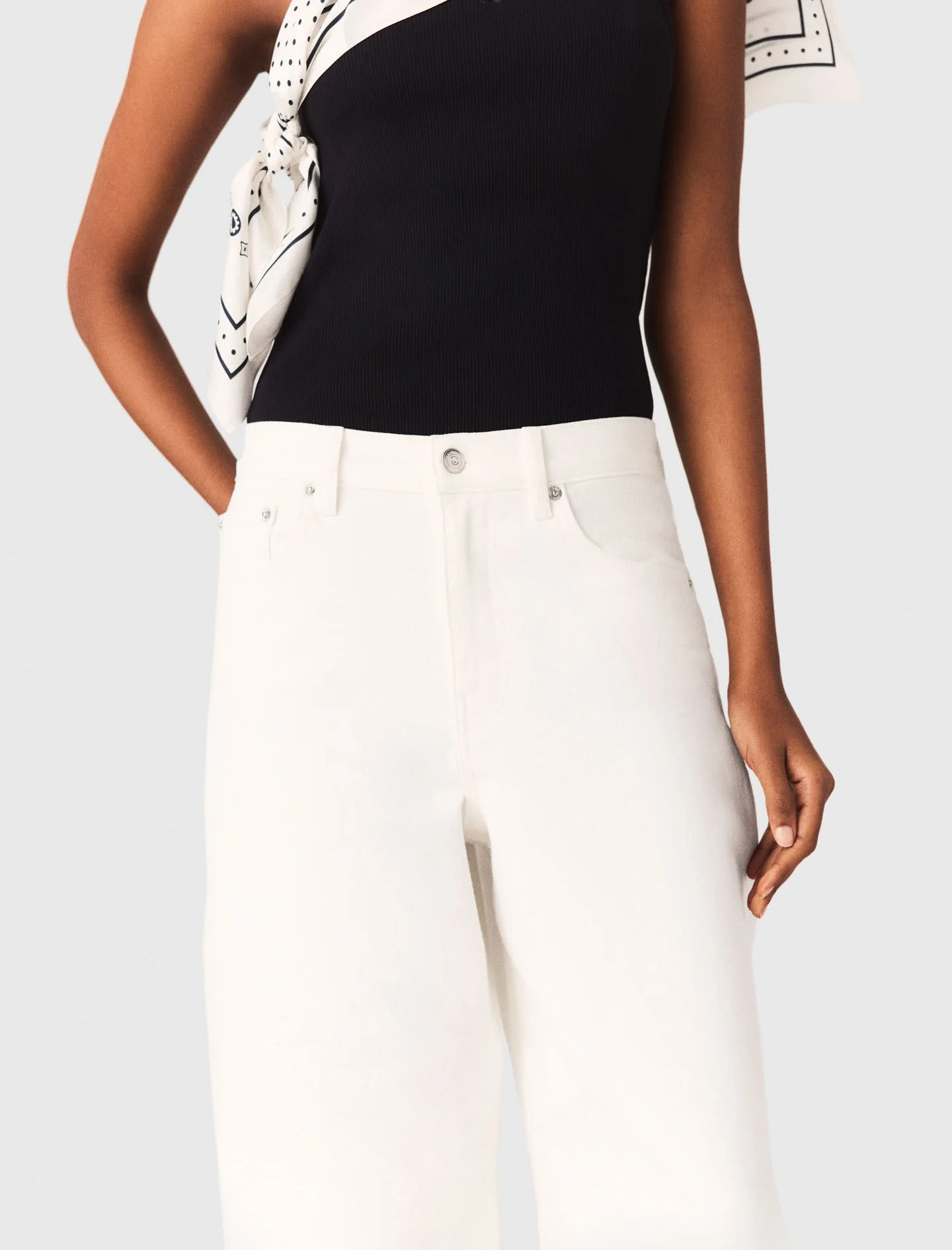 Balloon Jeans White - Image 6