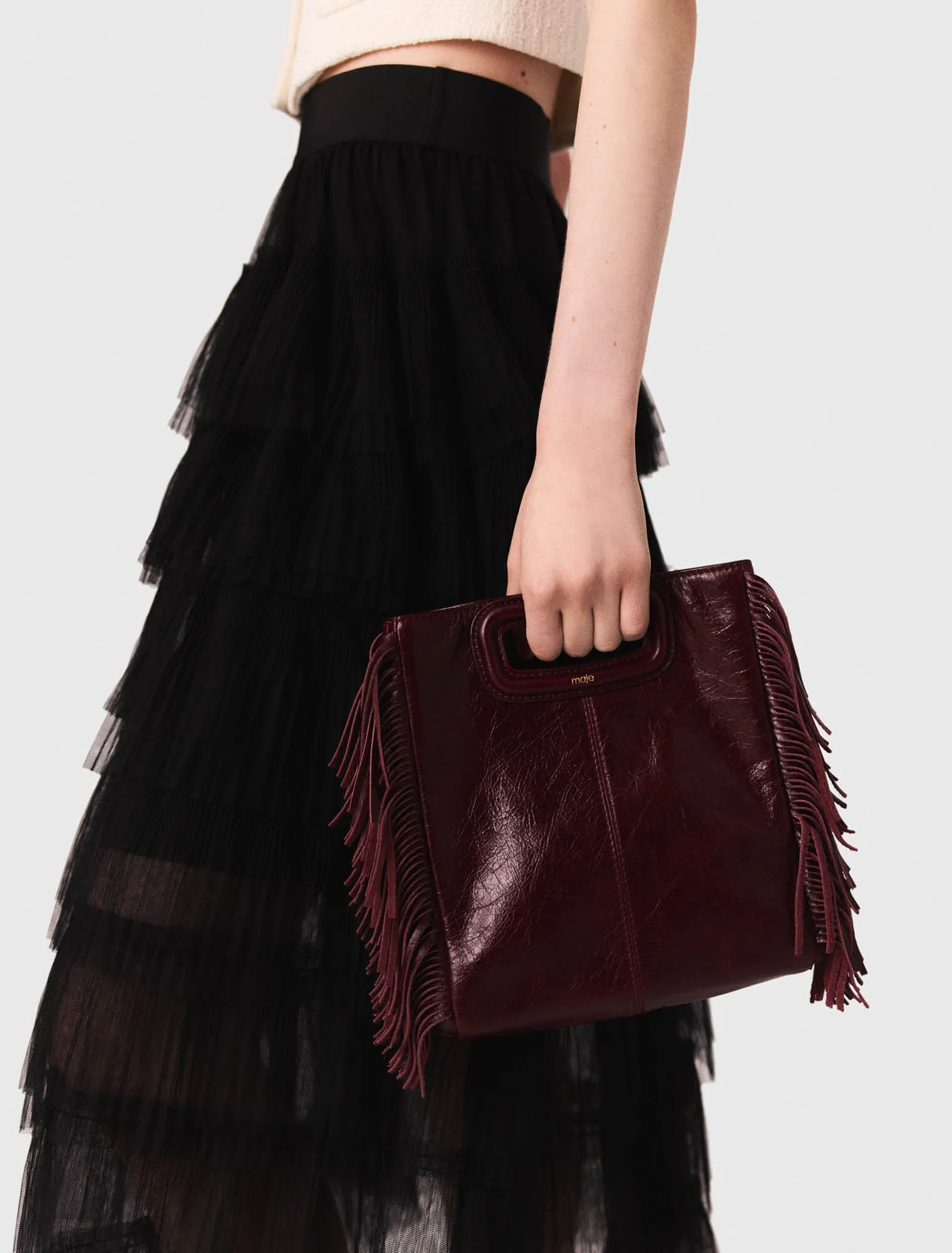 Tulle midi skirt Black - Image 6