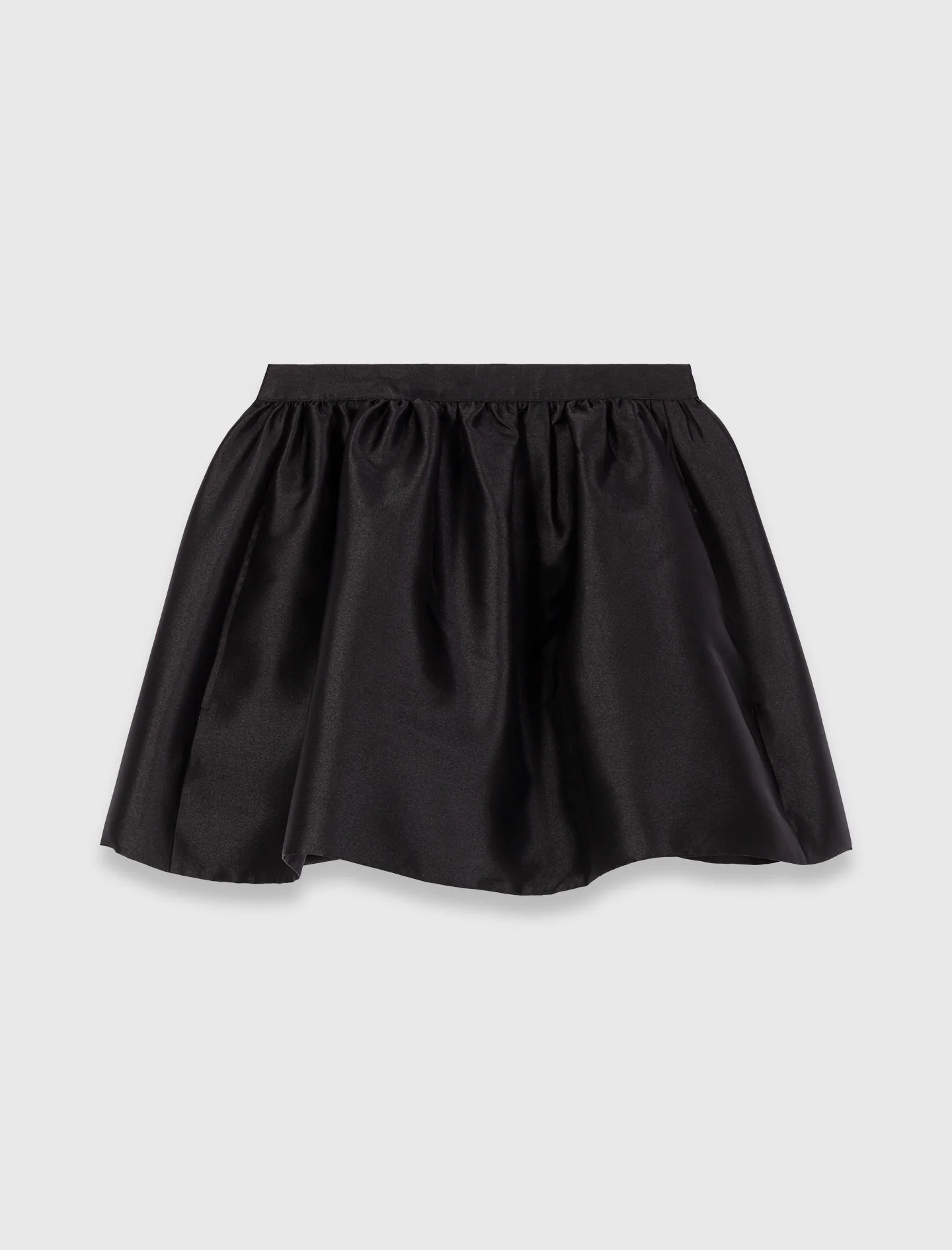 Short Taffeta Bubble Skirt Black - Image 7