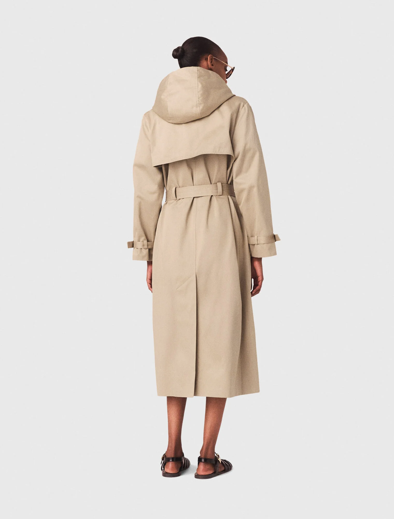 Trench With Removable Hood Camel - Image 3