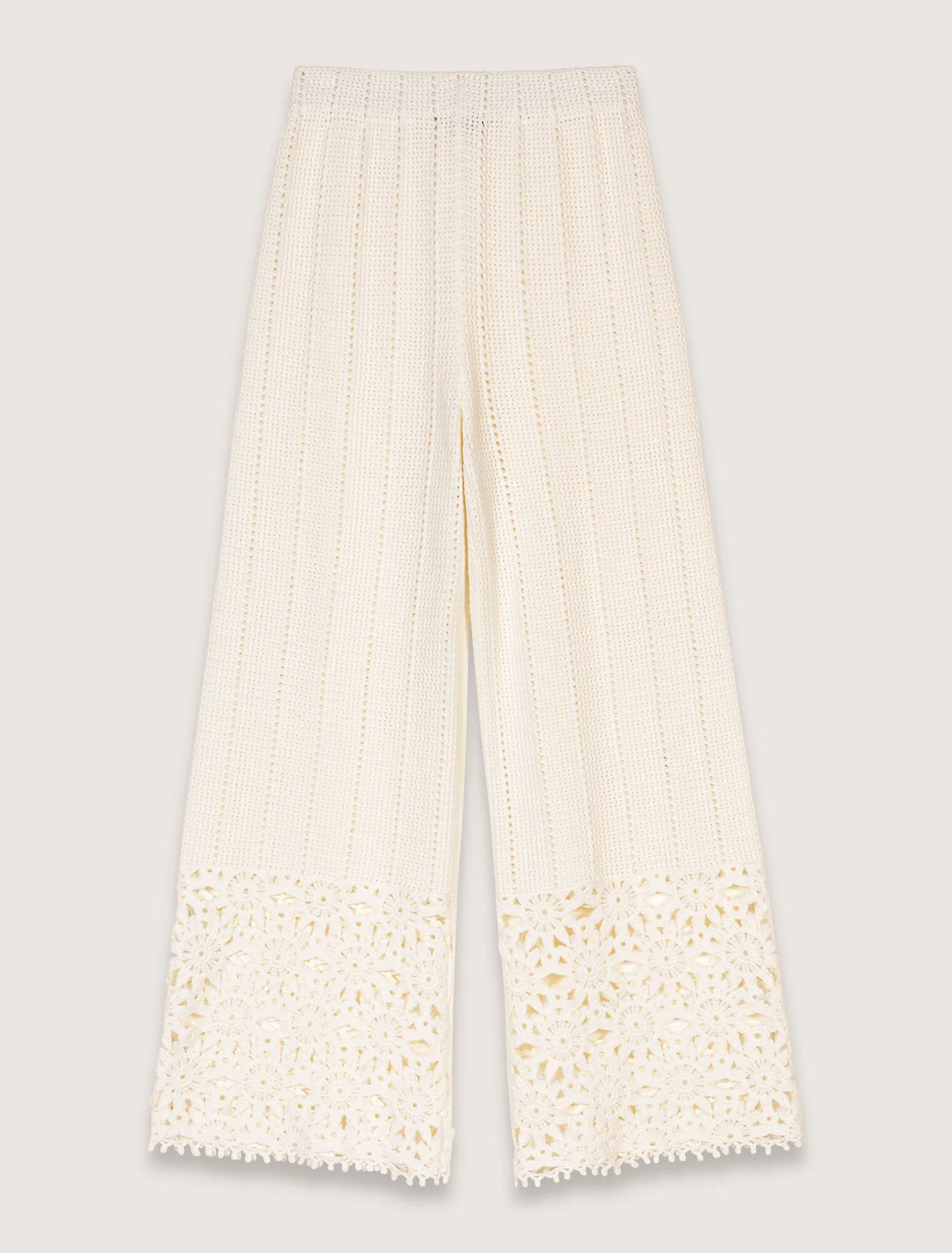 Crochet trousers White - Image 6