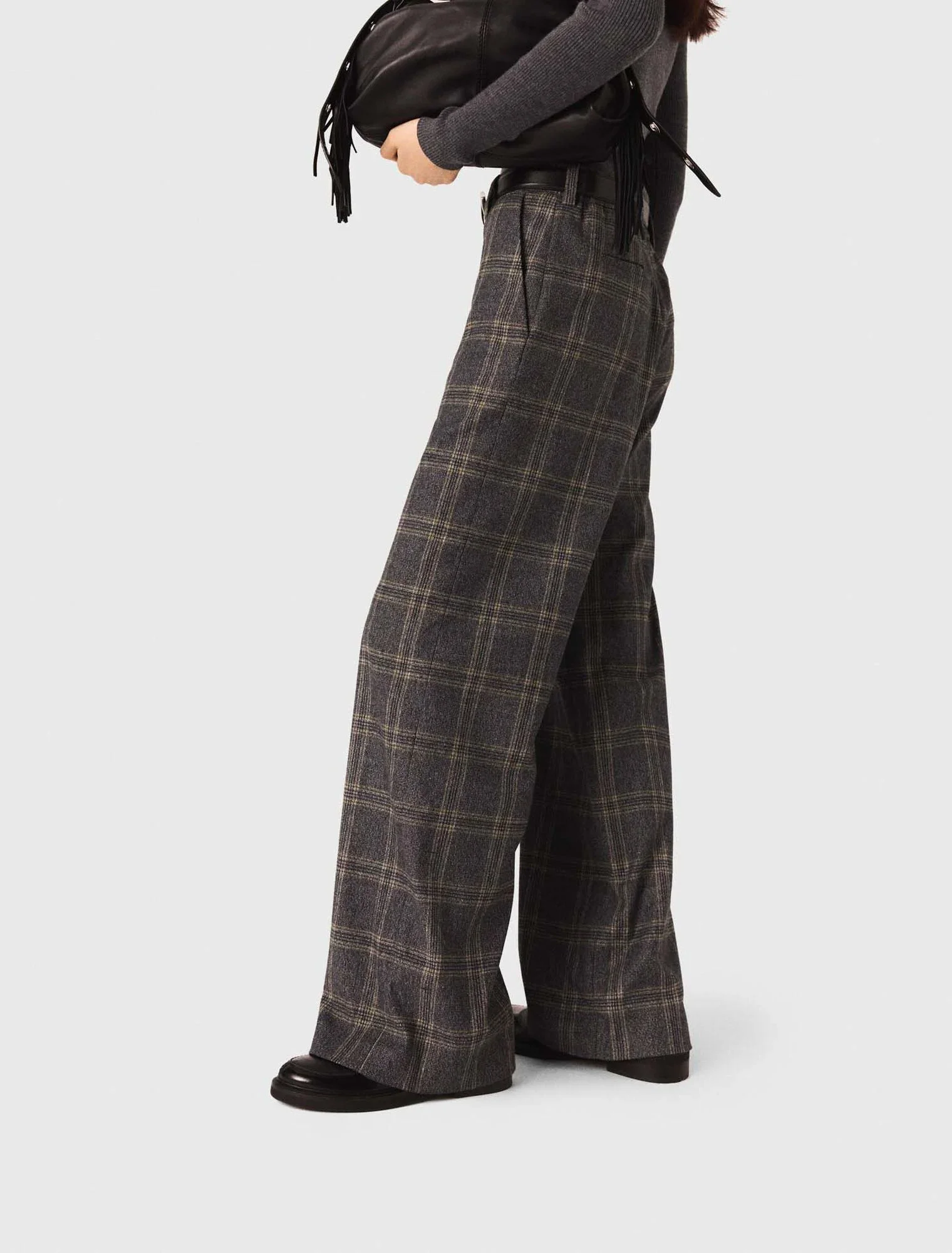 Checked suit trousers Grey - Image 7