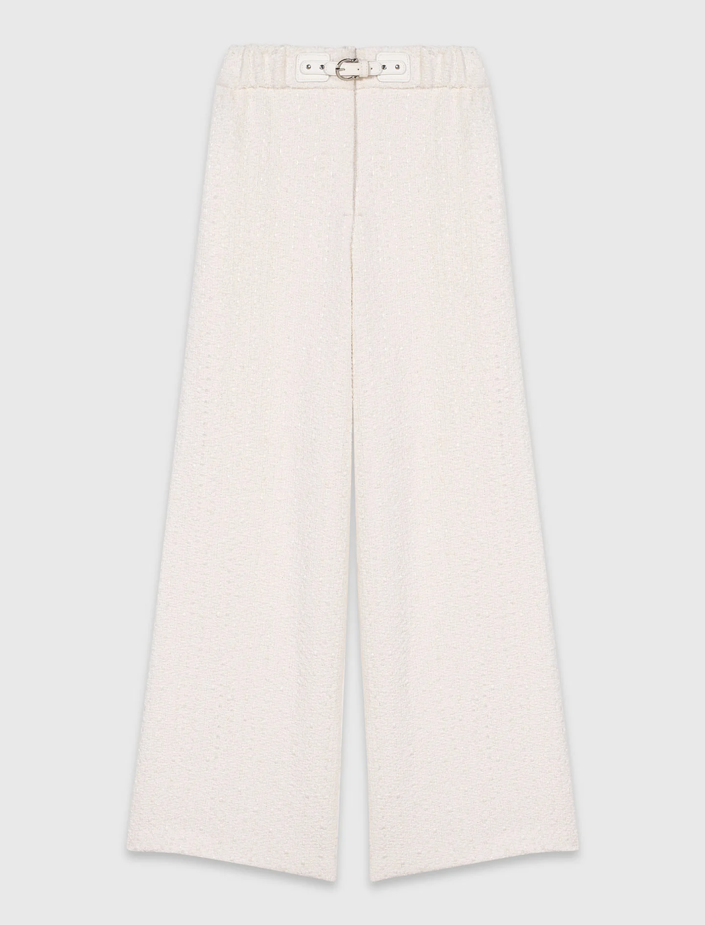 Wide-leg tweed trousers - Image 7