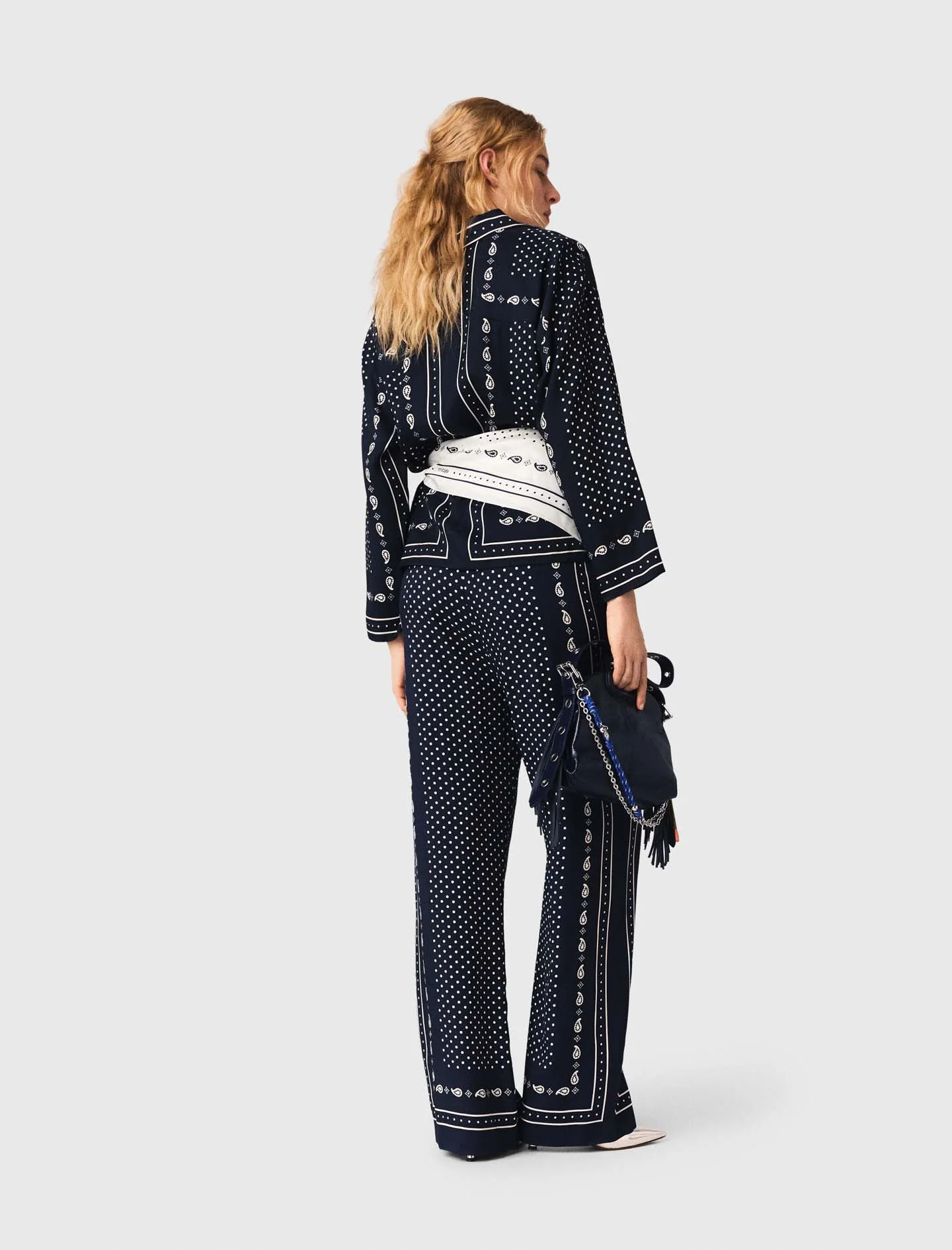Printed fluid trousers - Image 3