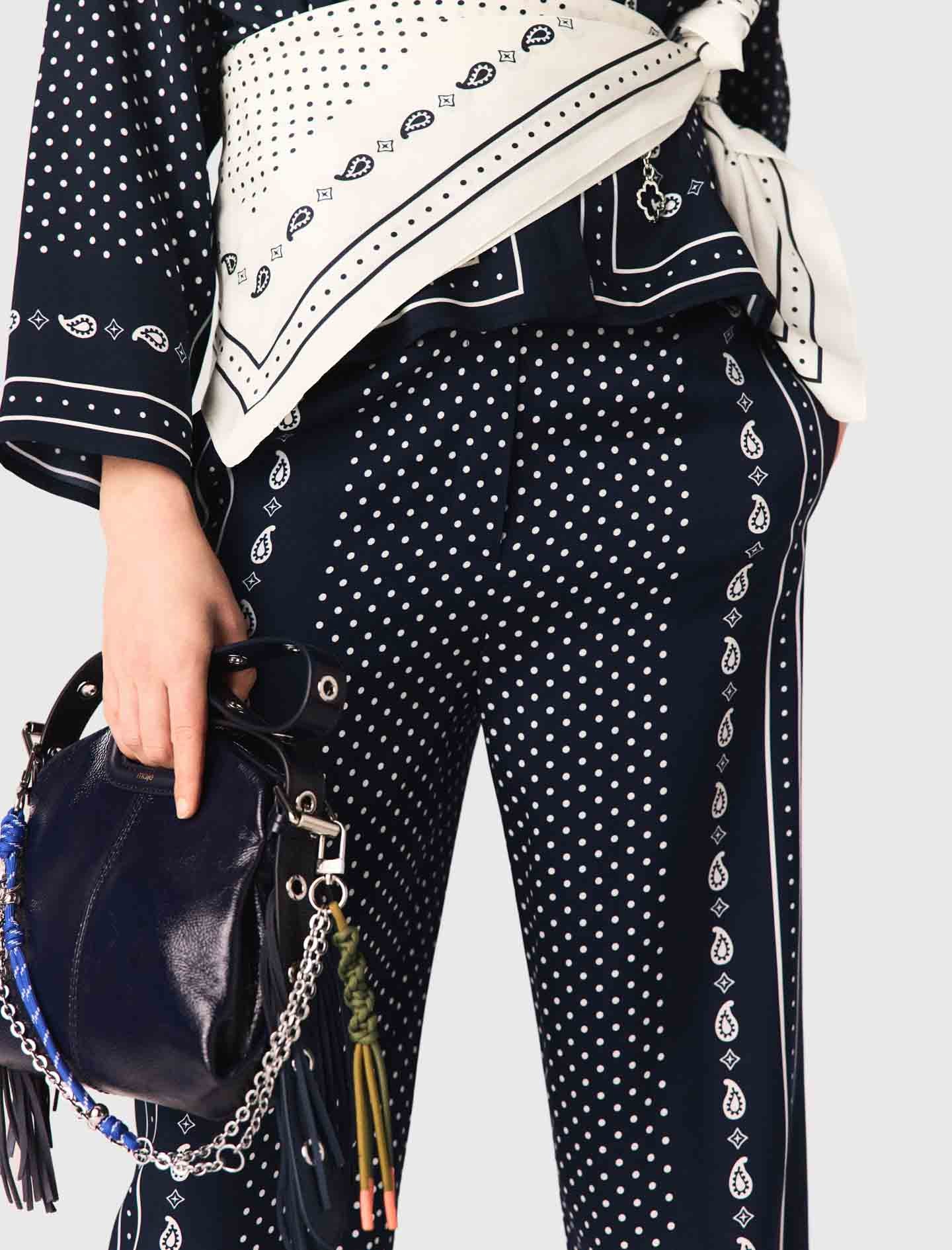 Printed fluid trousers - Image 6