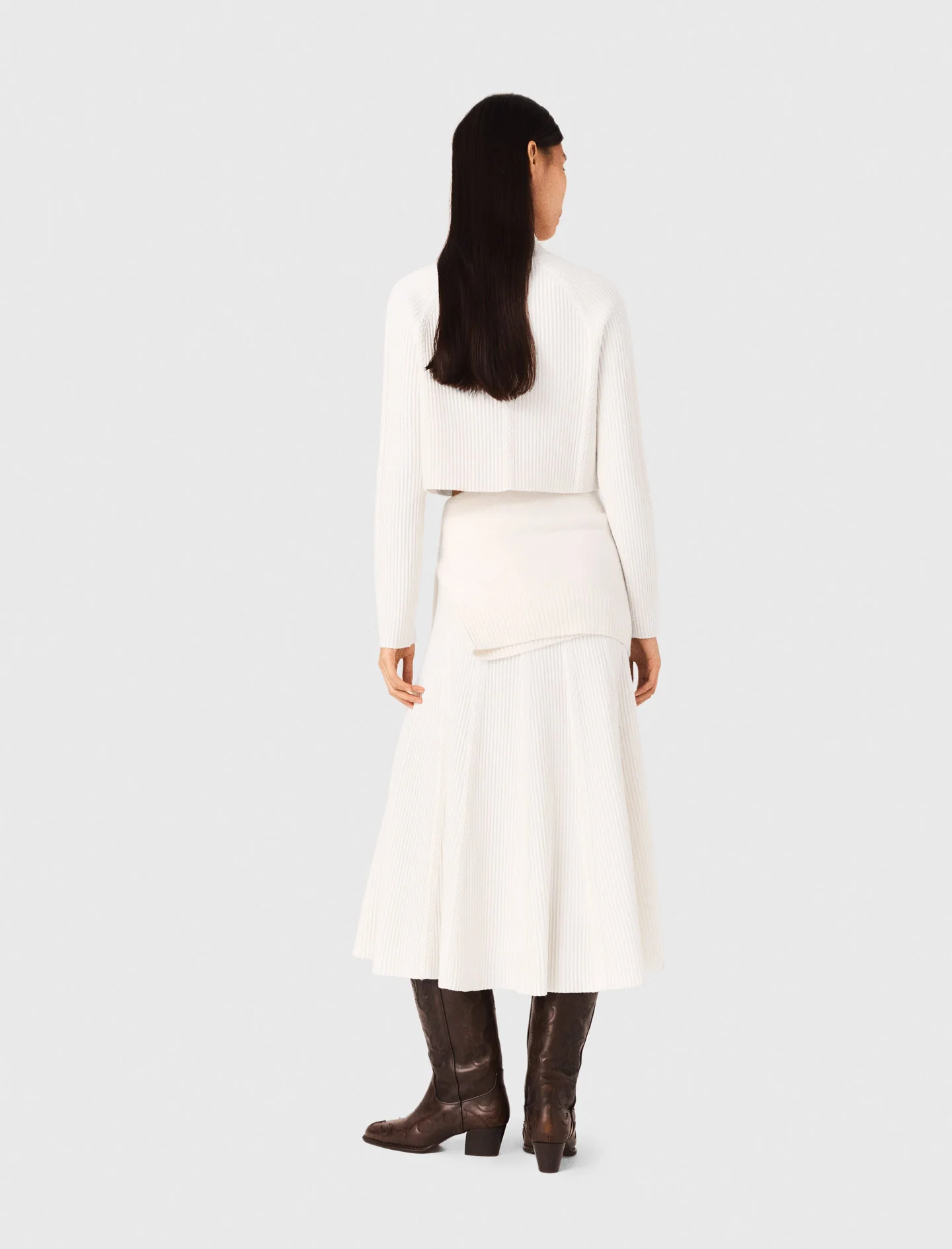 High-neck jumper Ecru - Image 5