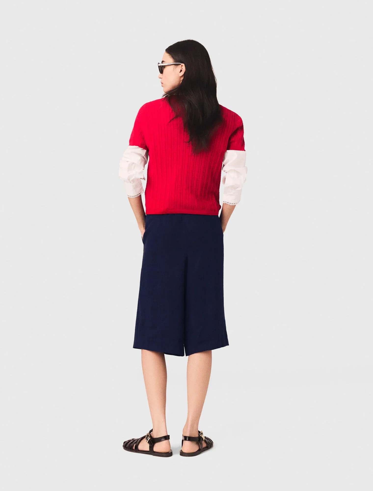 Round-Neck Jumper Red - Image 3