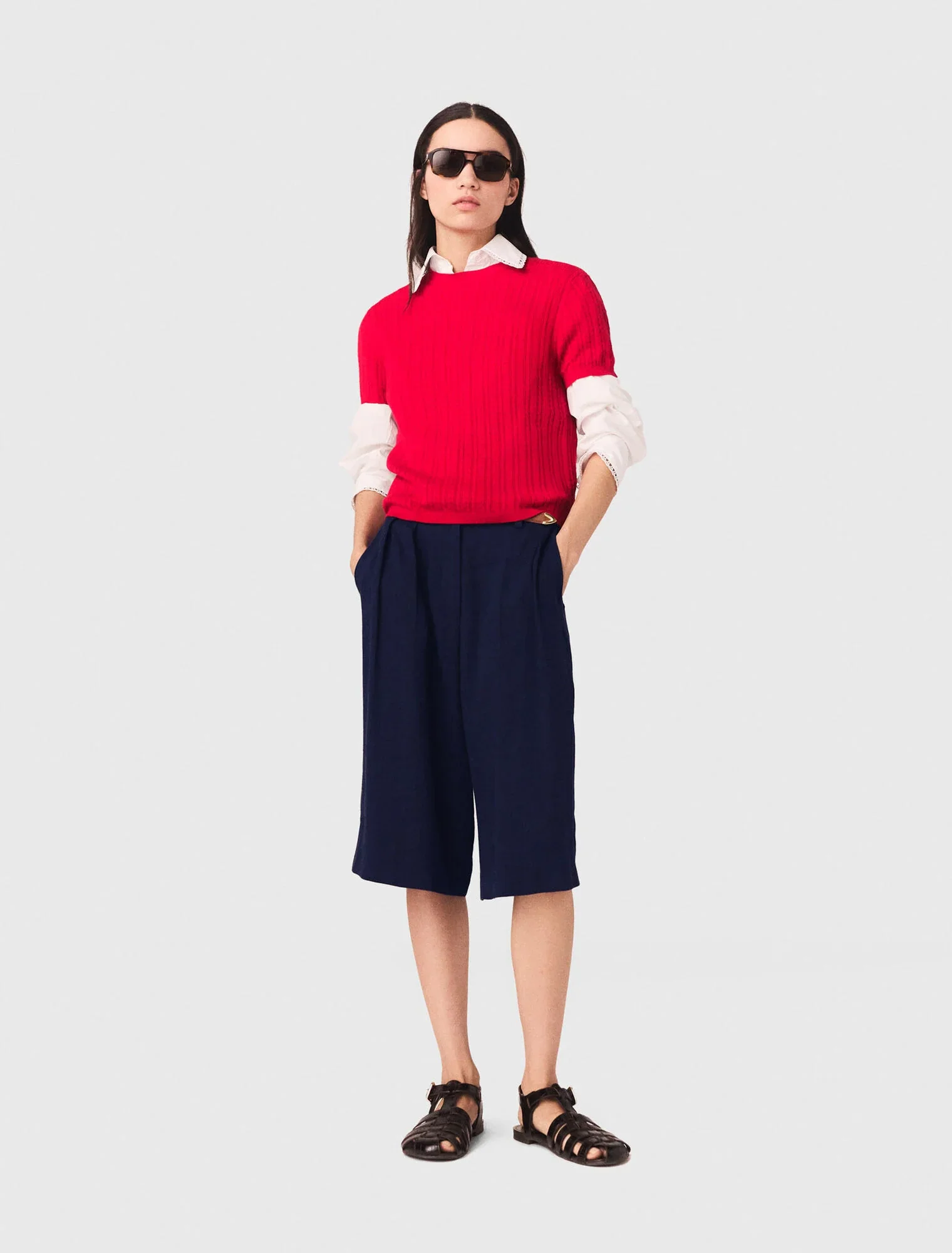 Round-Neck Jumper Red - Image 5