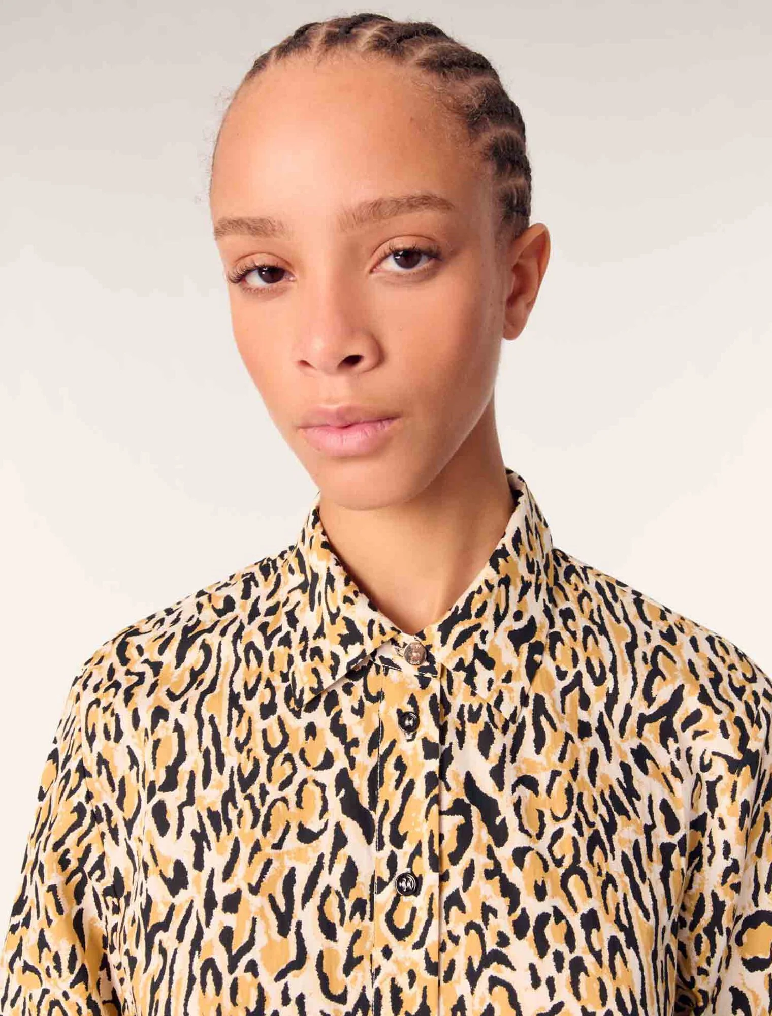 Leopard print midi dress Leopard Print - Image 5
